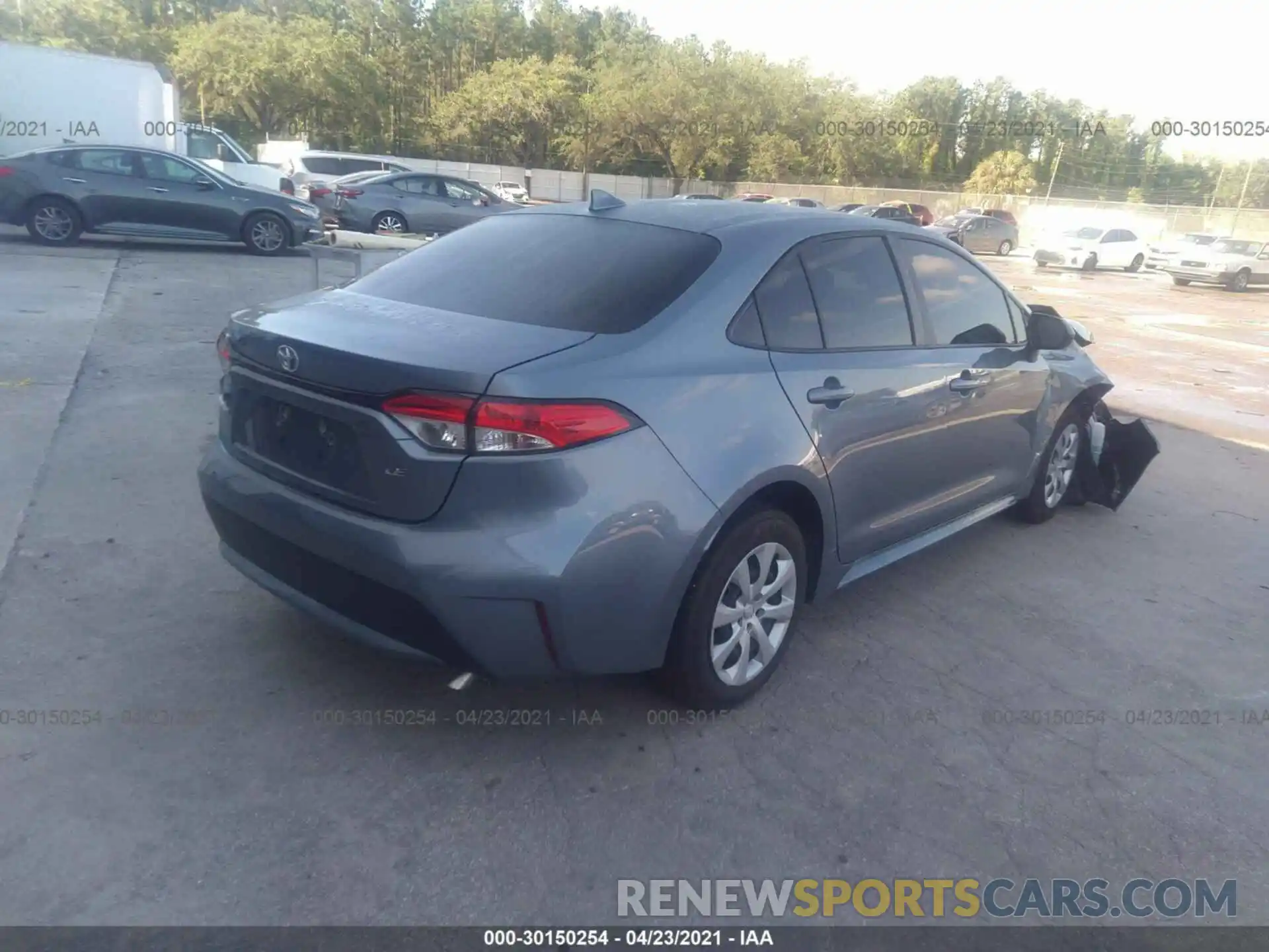 4 Photograph of a damaged car JTDEPMAEXMJ160826 TOYOTA COROLLA 2021