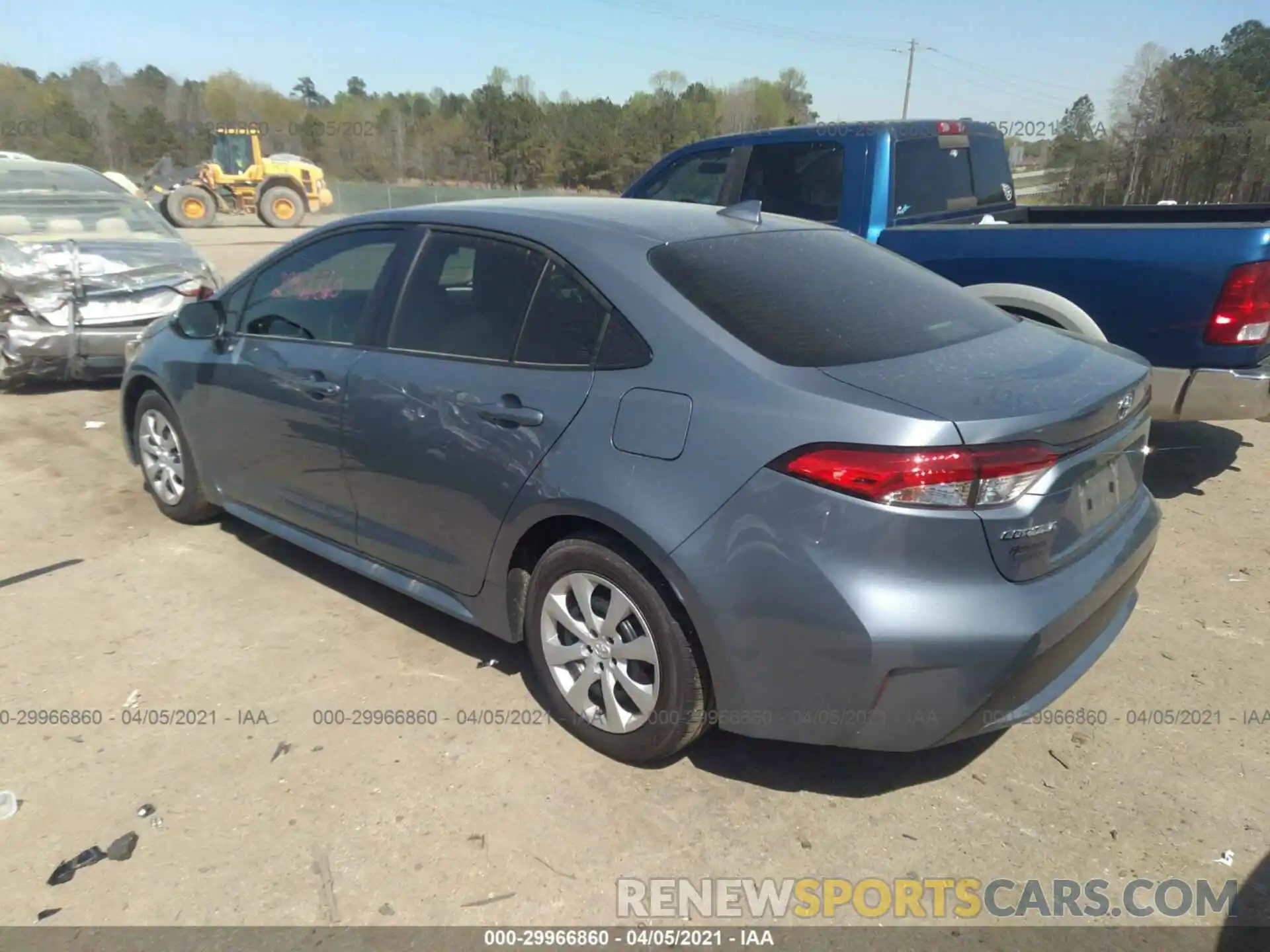 3 Photograph of a damaged car JTDEPMAEXMJ161426 TOYOTA COROLLA 2021