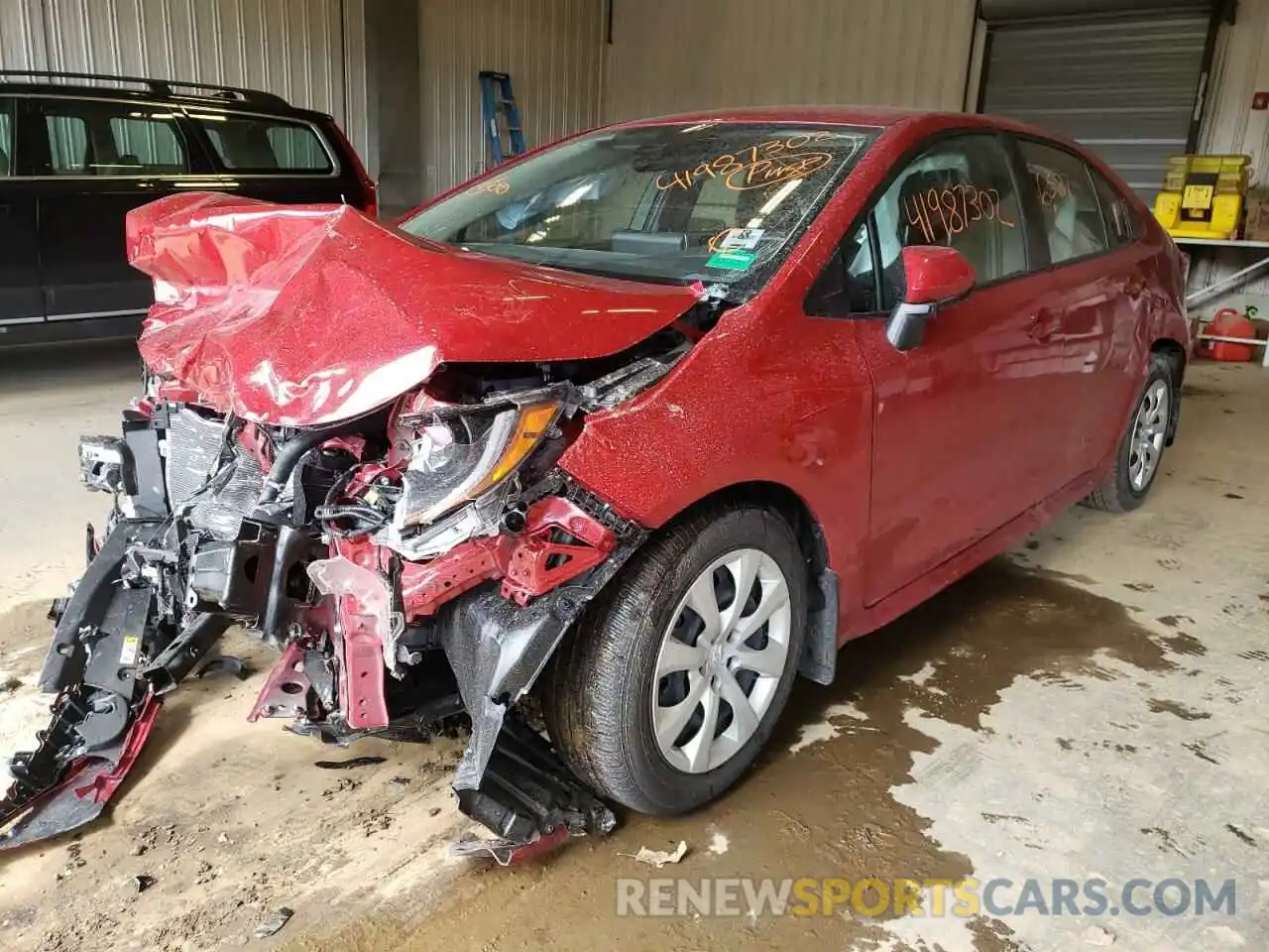 2 Photograph of a damaged car JTDEPMAEXMJ161572 TOYOTA COROLLA 2021