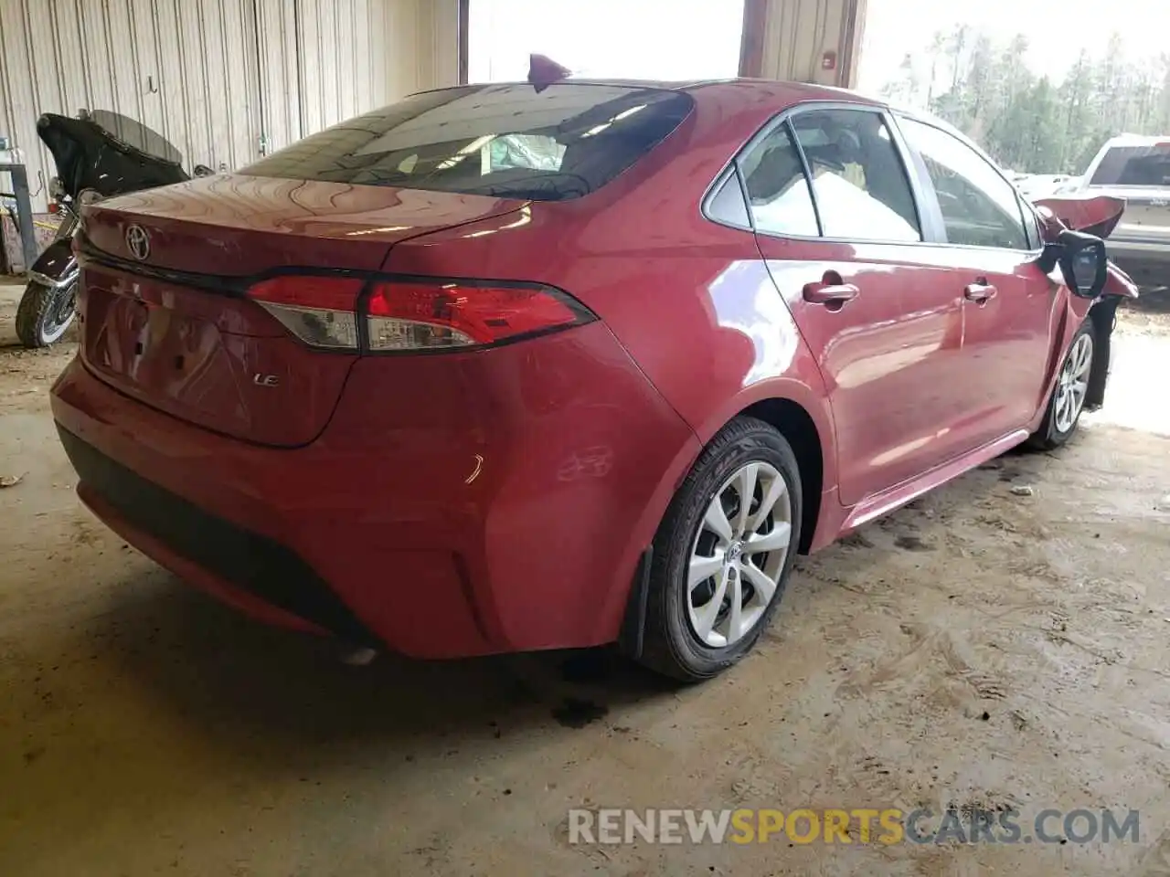 4 Photograph of a damaged car JTDEPMAEXMJ161572 TOYOTA COROLLA 2021