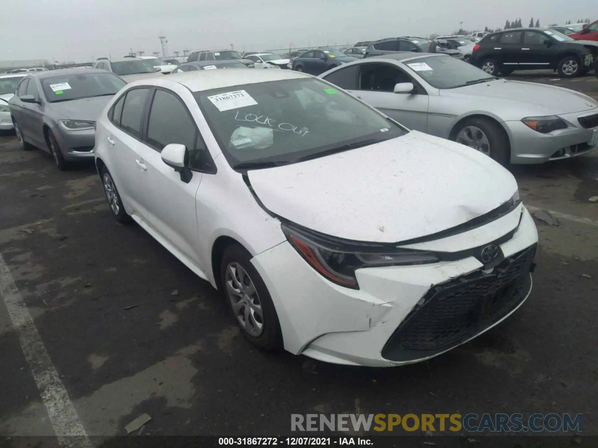 1 Photograph of a damaged car JTDEPMAEXMJ161765 TOYOTA COROLLA 2021