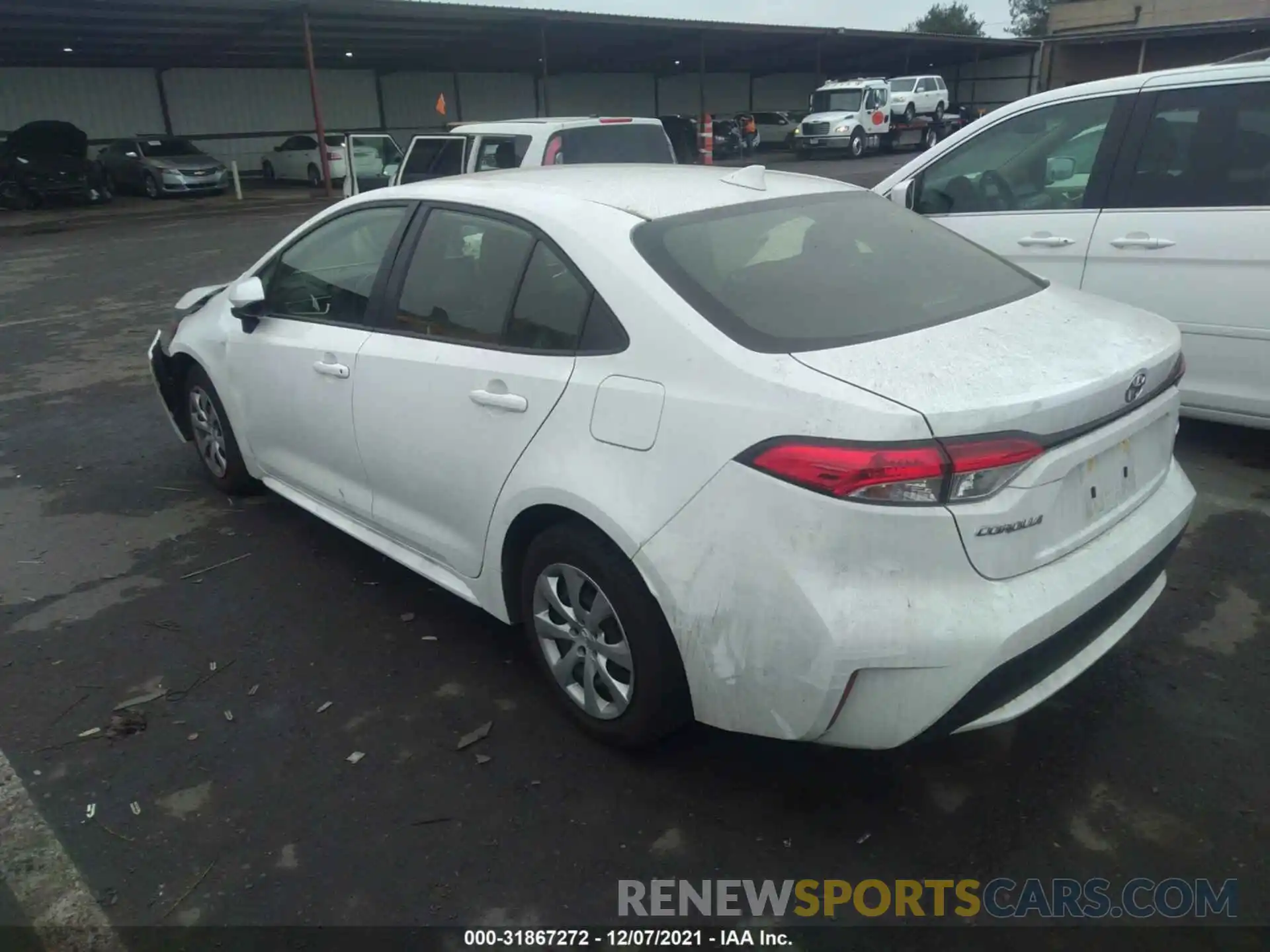 3 Photograph of a damaged car JTDEPMAEXMJ161765 TOYOTA COROLLA 2021