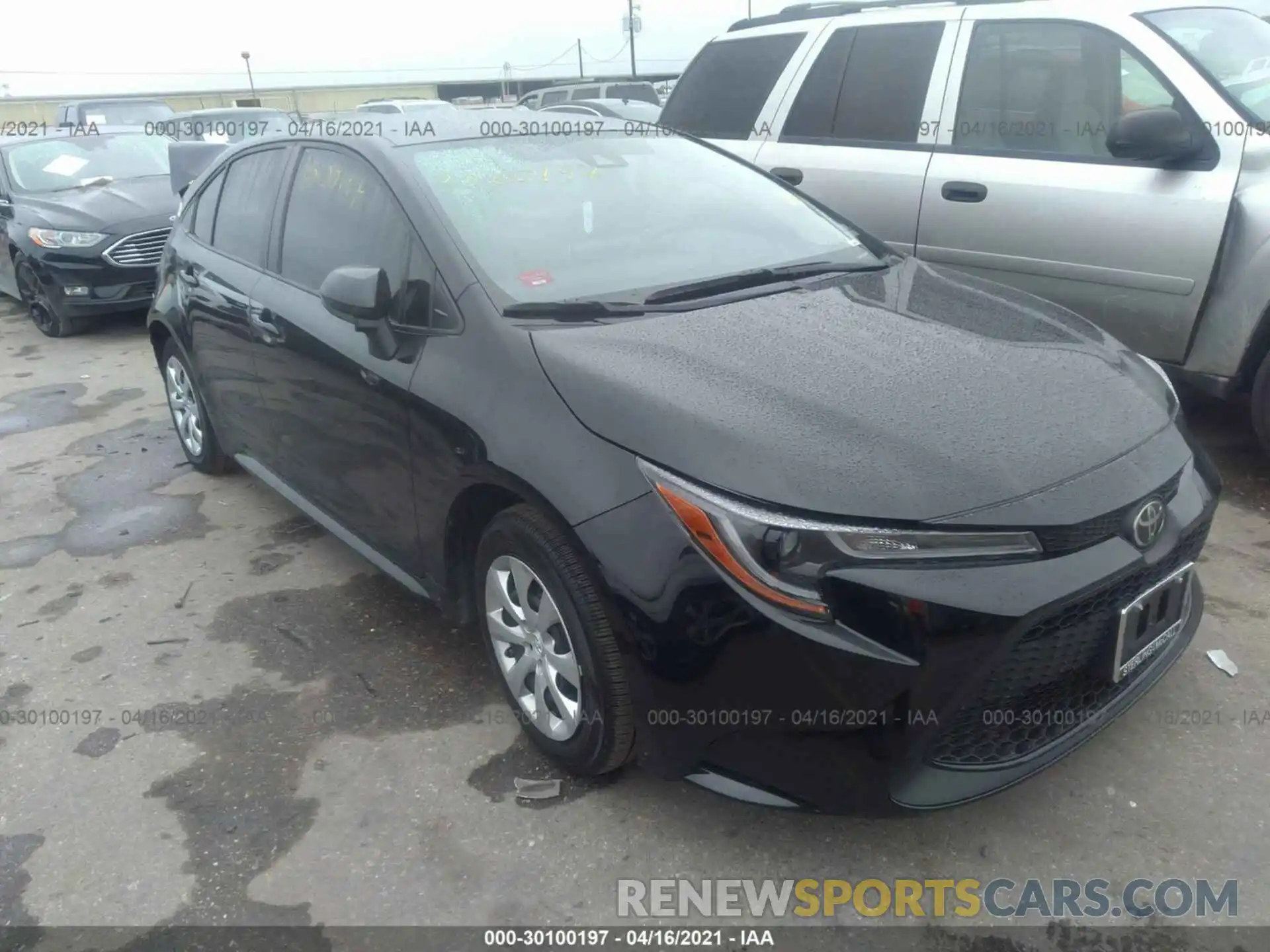 1 Photograph of a damaged car JTDEPMAEXMJ163614 TOYOTA COROLLA 2021