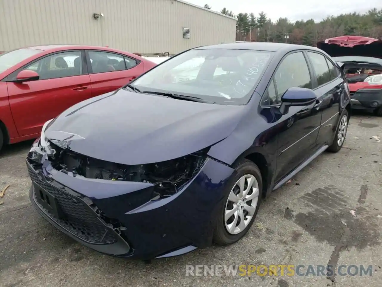 2 Photograph of a damaged car JTDEPMAEXMJ163824 TOYOTA COROLLA 2021