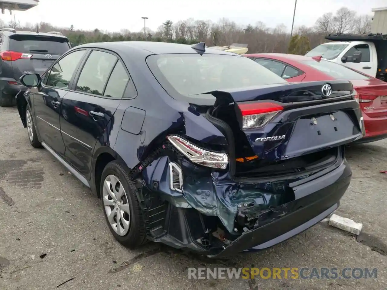 3 Photograph of a damaged car JTDEPMAEXMJ163824 TOYOTA COROLLA 2021