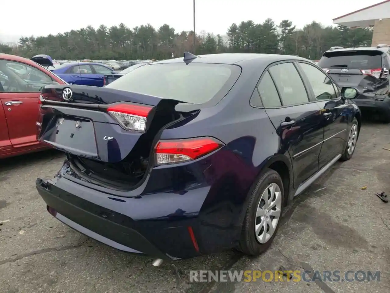 4 Photograph of a damaged car JTDEPMAEXMJ163824 TOYOTA COROLLA 2021