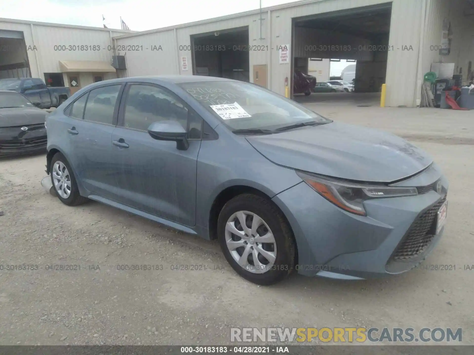 1 Photograph of a damaged car JTDEPMAEXMJ163841 TOYOTA COROLLA 2021