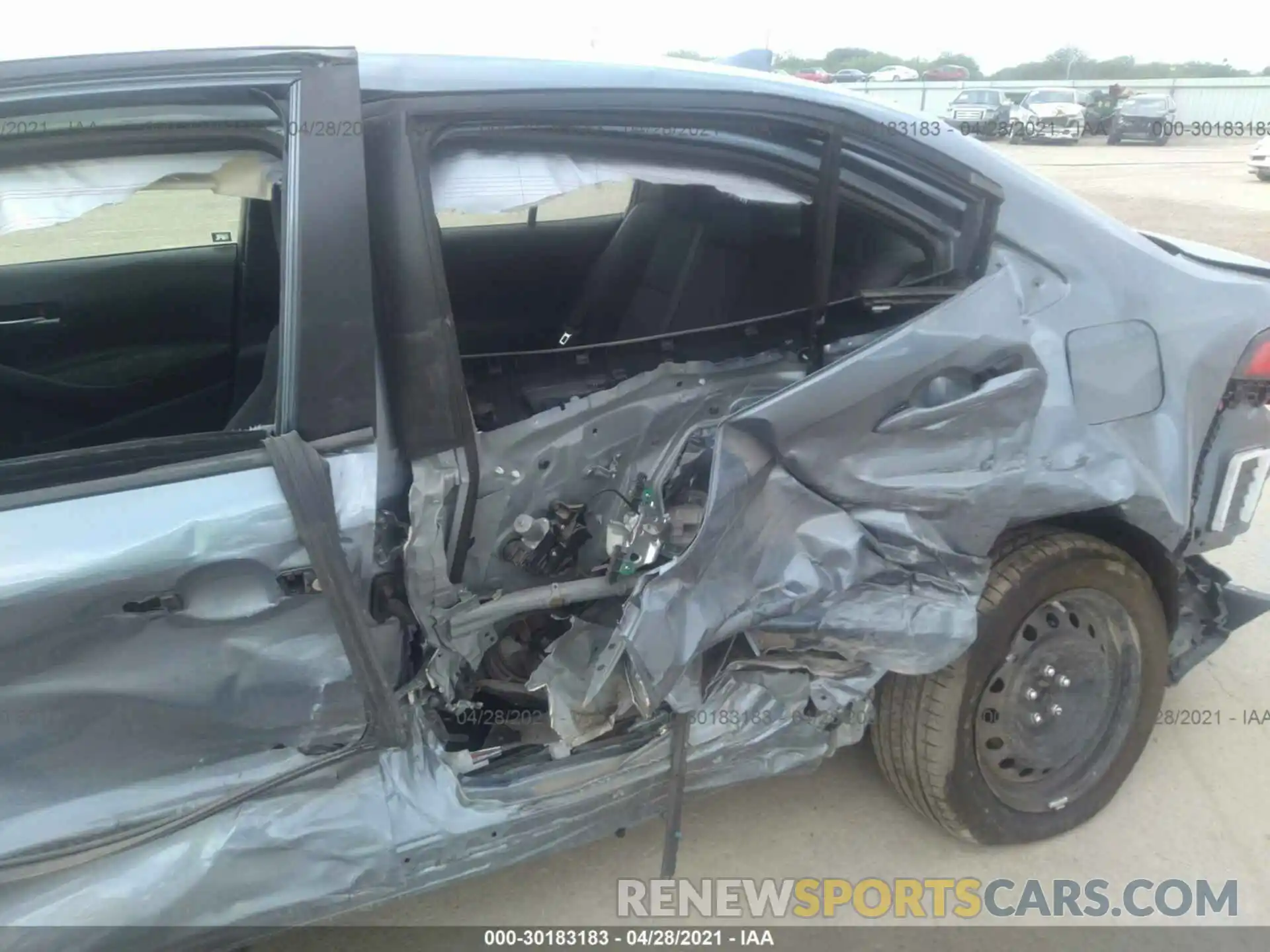 6 Photograph of a damaged car JTDEPMAEXMJ163841 TOYOTA COROLLA 2021