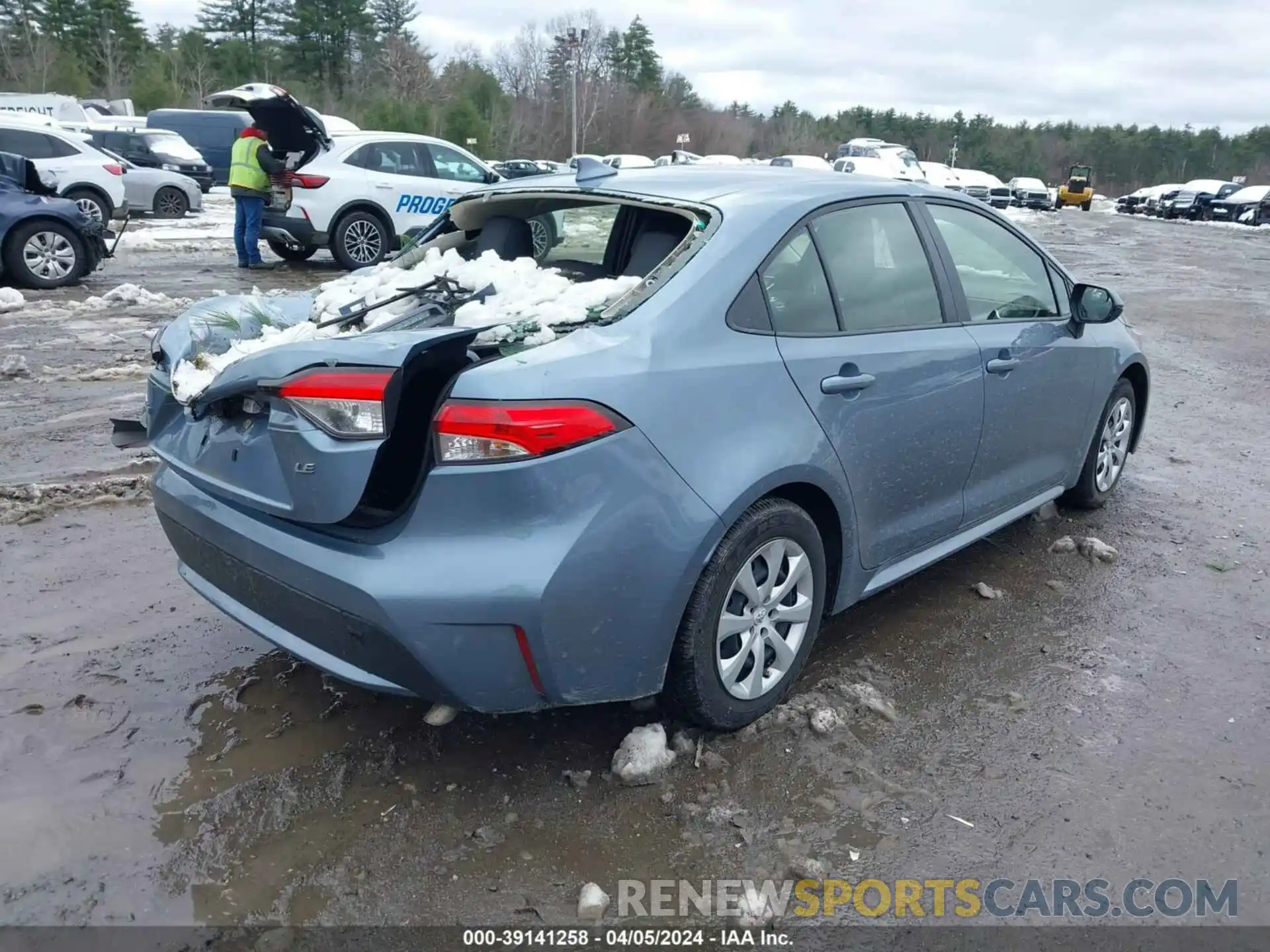 4 Photograph of a damaged car JTDEPMAEXMJ165007 TOYOTA COROLLA 2021