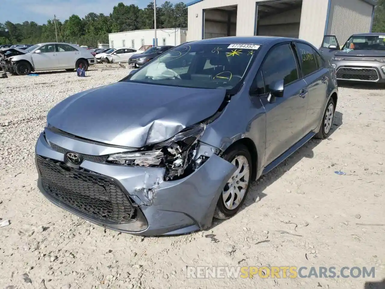 2 Photograph of a damaged car JTDEPMAEXMJ166108 TOYOTA COROLLA 2021