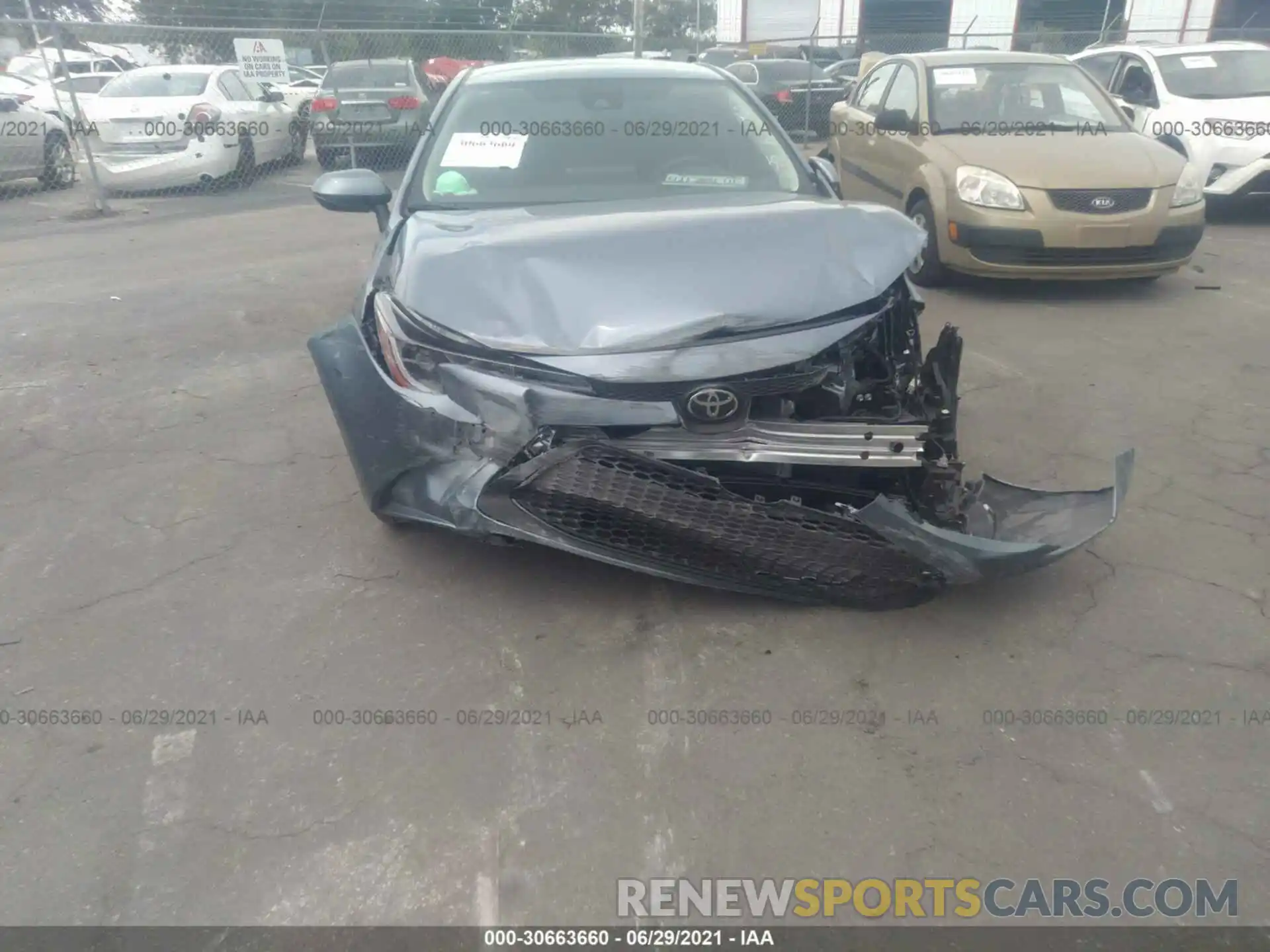 6 Photograph of a damaged car JTDEPMAEXMJ166187 TOYOTA COROLLA 2021