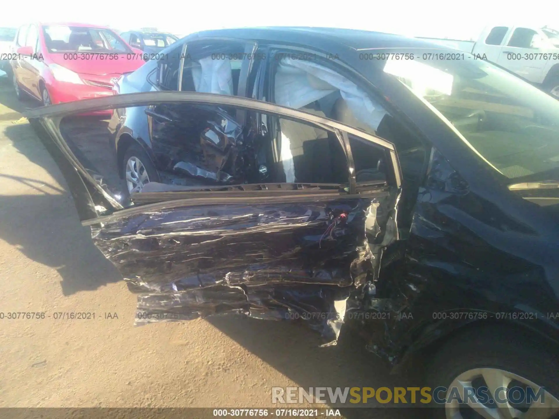 6 Photograph of a damaged car JTDEPMAEXMJ166223 TOYOTA COROLLA 2021