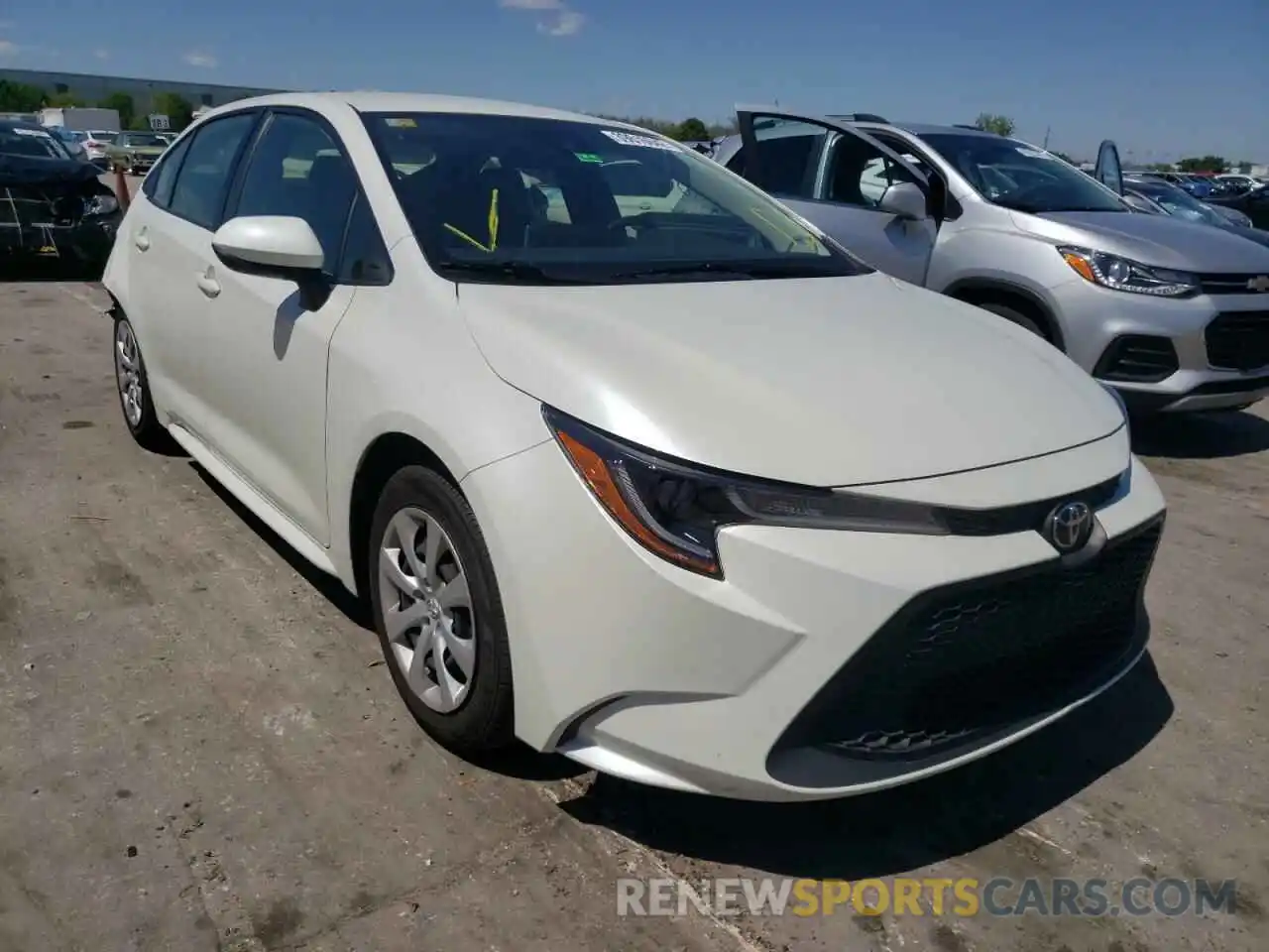 1 Photograph of a damaged car JTDEPMAEXMJ166416 TOYOTA COROLLA 2021