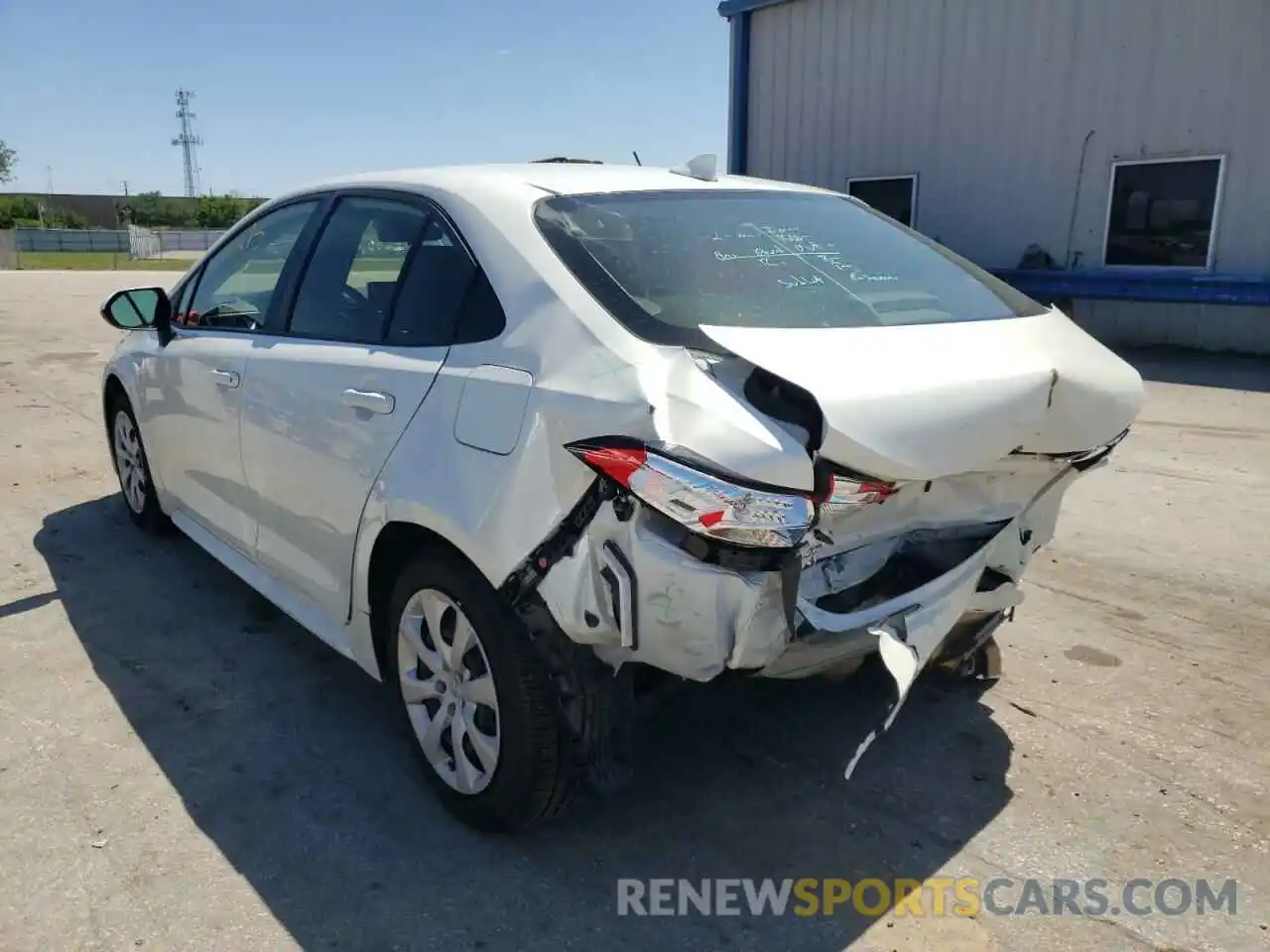 3 Photograph of a damaged car JTDEPMAEXMJ166416 TOYOTA COROLLA 2021