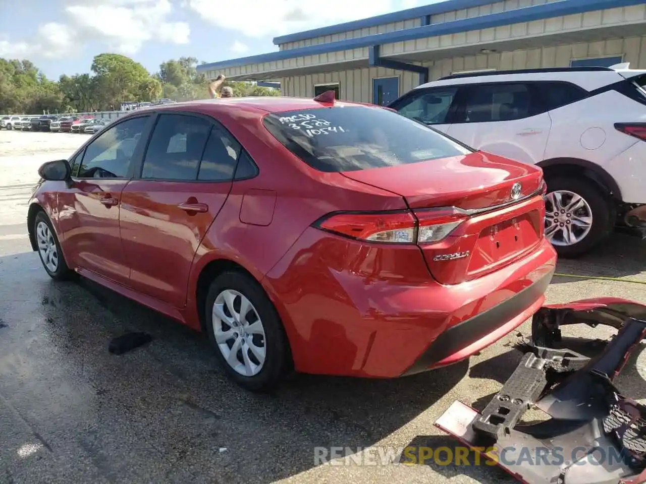 3 Photograph of a damaged car JTDEPMAEXMJ166934 TOYOTA COROLLA 2021