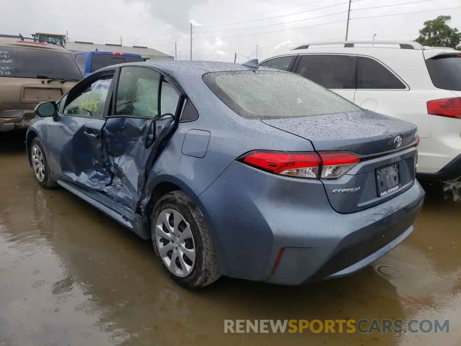 3 Photograph of a damaged car JTDEPMAEXMJ167890 TOYOTA COROLLA 2021