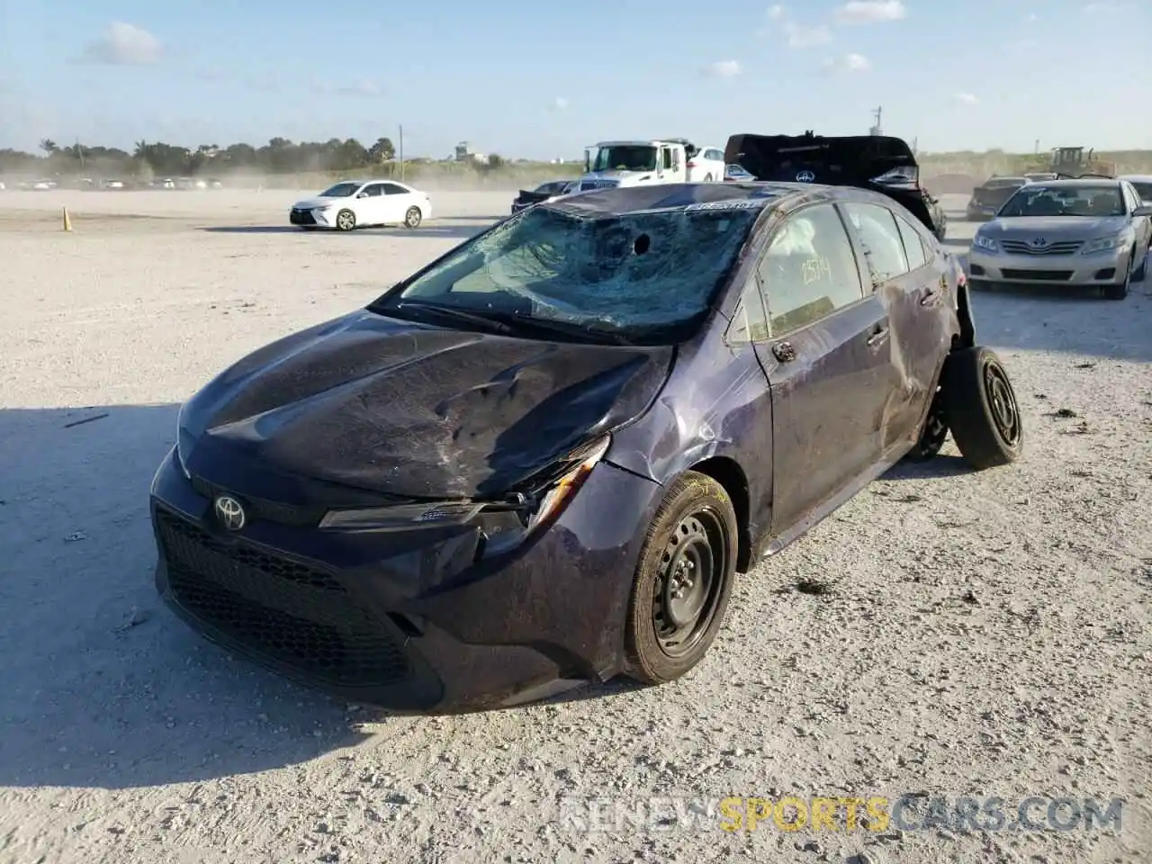 2 Photograph of a damaged car JTDEPMAEXMJ168036 TOYOTA COROLLA 2021