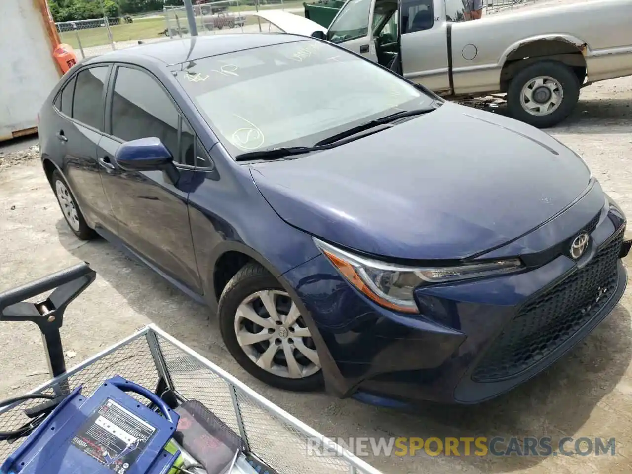 1 Photograph of a damaged car JTDEPMAEXMJ168425 TOYOTA COROLLA 2021