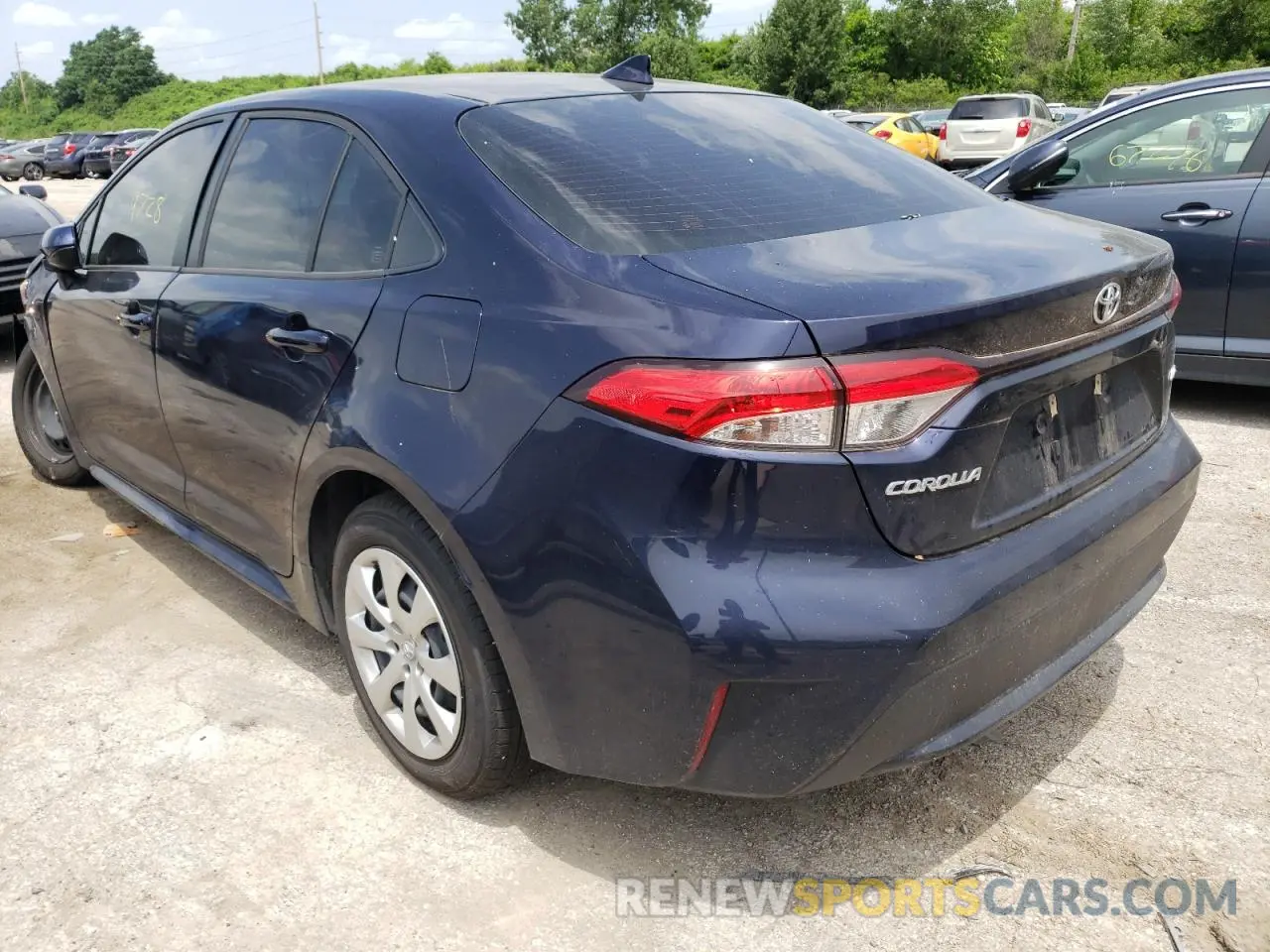 3 Photograph of a damaged car JTDEPMAEXMJ168425 TOYOTA COROLLA 2021