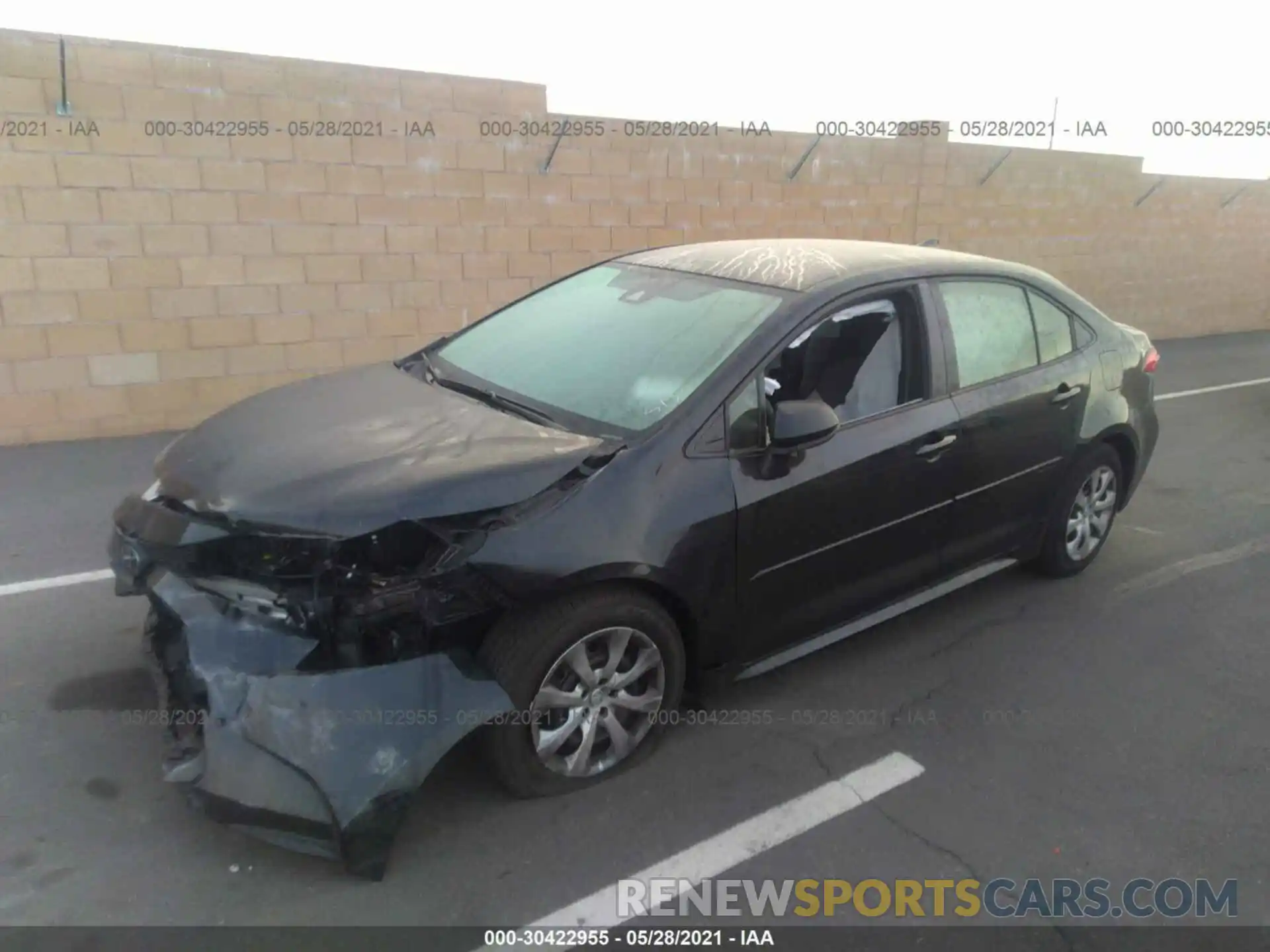 2 Photograph of a damaged car JTDEPMAEXMJ170255 TOYOTA COROLLA 2021