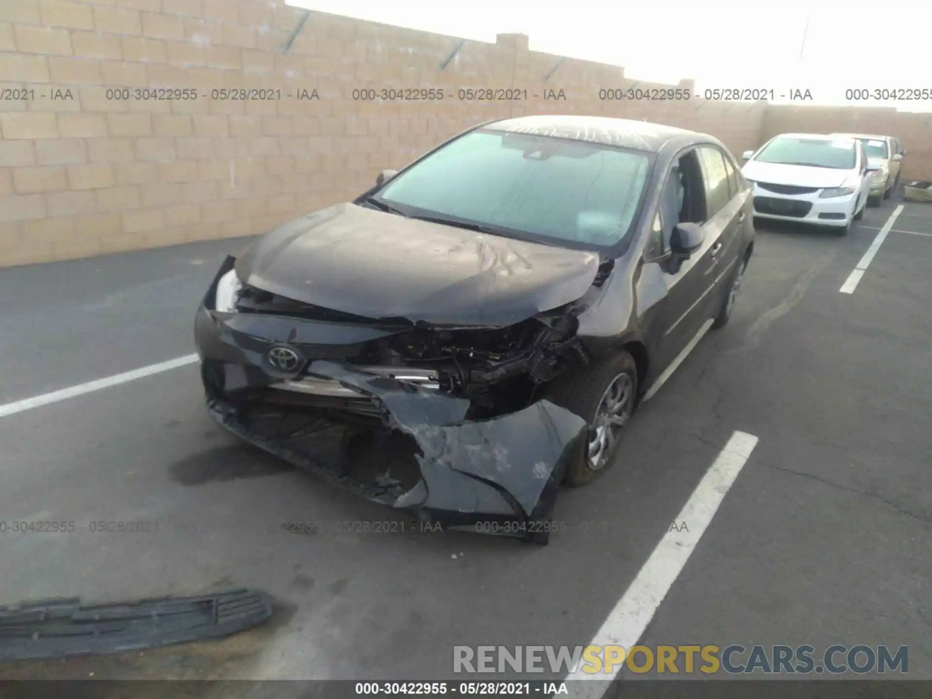 6 Photograph of a damaged car JTDEPMAEXMJ170255 TOYOTA COROLLA 2021