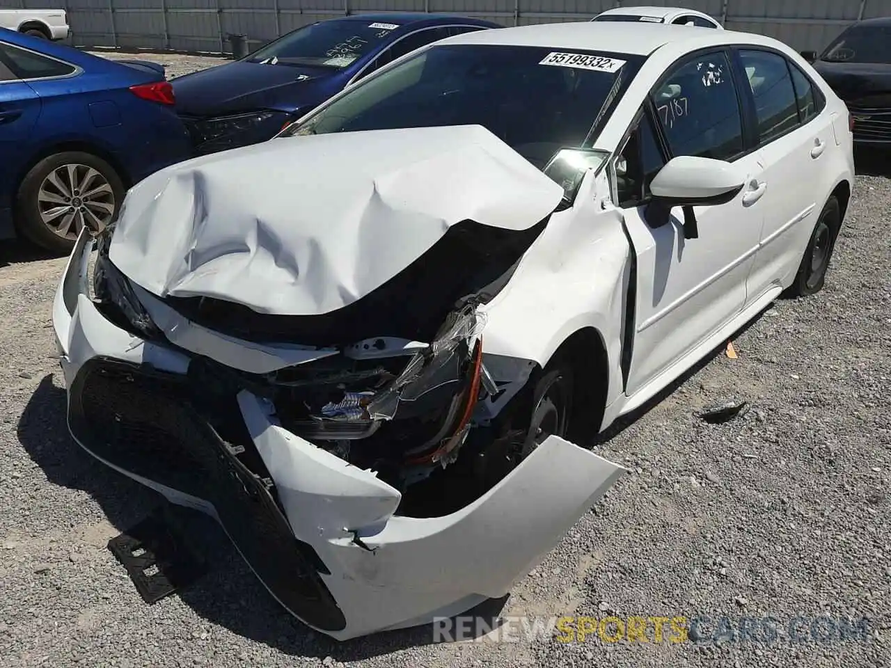 2 Photograph of a damaged car JTDEPMAEXMJ170756 TOYOTA COROLLA 2021