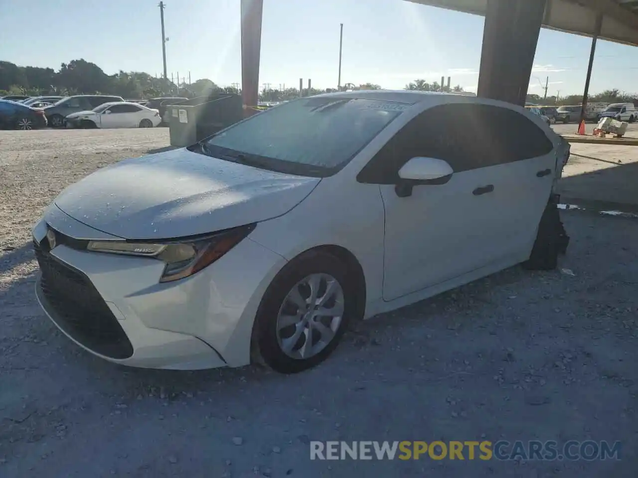 1 Photograph of a damaged car JTDEPMAEXMJ171096 TOYOTA COROLLA 2021