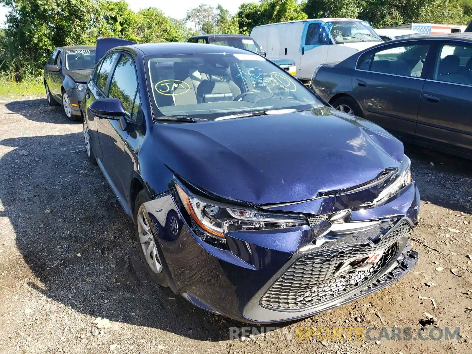 1 Photograph of a damaged car JTDEPMAEXMJ171549 TOYOTA COROLLA 2021