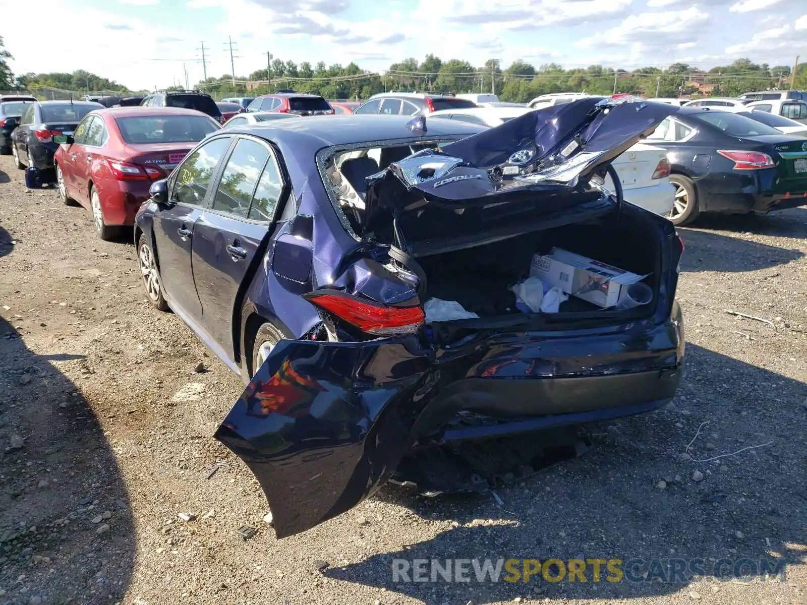 3 Photograph of a damaged car JTDEPMAEXMJ171549 TOYOTA COROLLA 2021