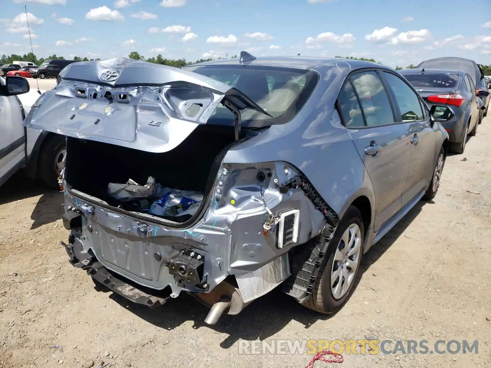 4 Photograph of a damaged car JTDEPMAEXMJ171678 TOYOTA COROLLA 2021