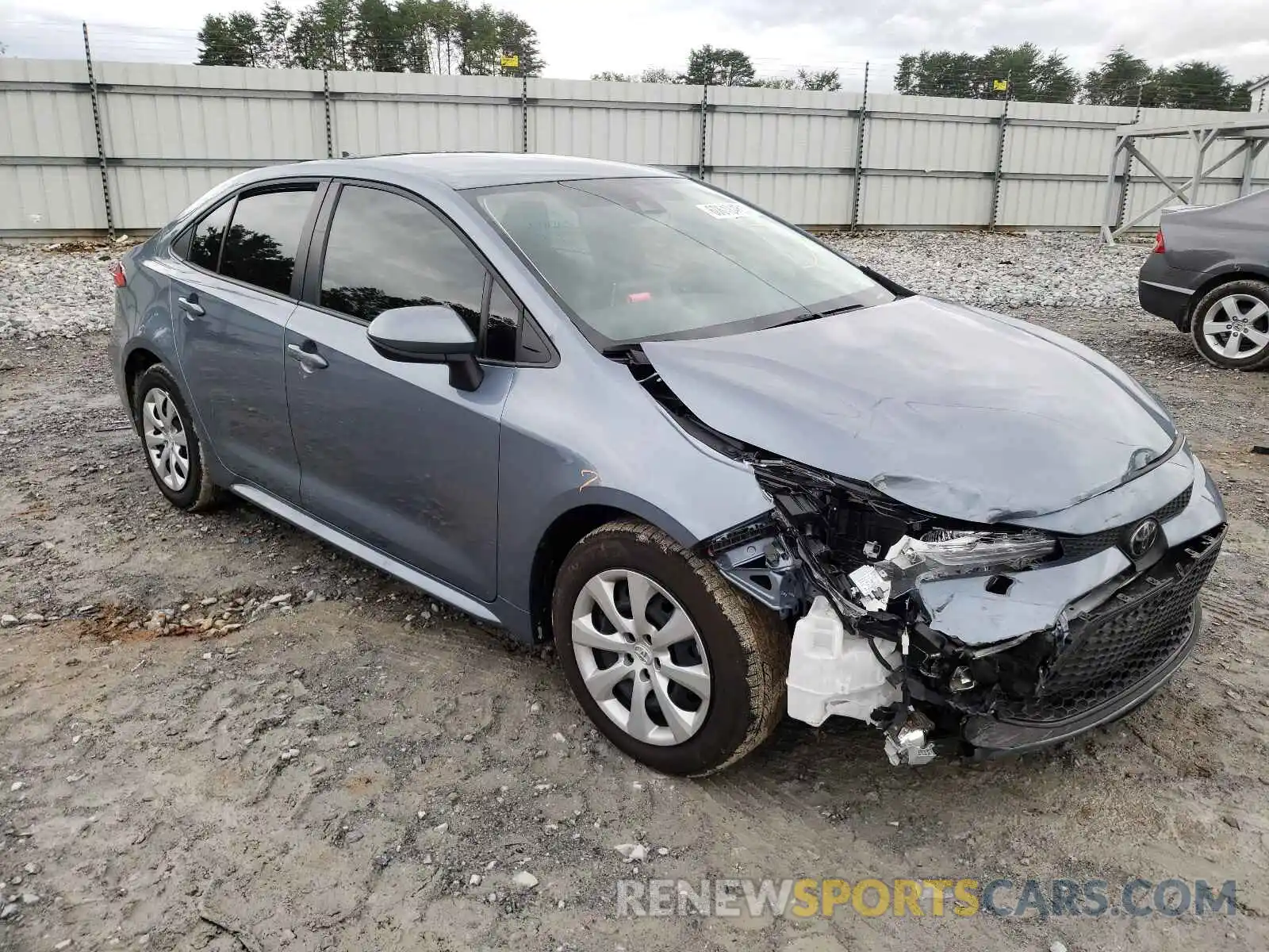 1 Photograph of a damaged car JTDEPMAEXMJ172345 TOYOTA COROLLA 2021