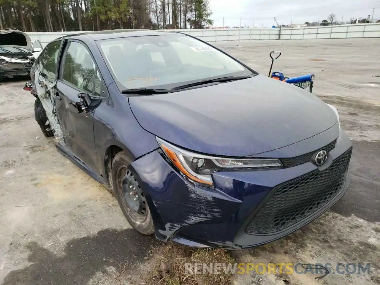 1 Photograph of a damaged car JTDEPMAEXMJ172605 TOYOTA COROLLA 2021