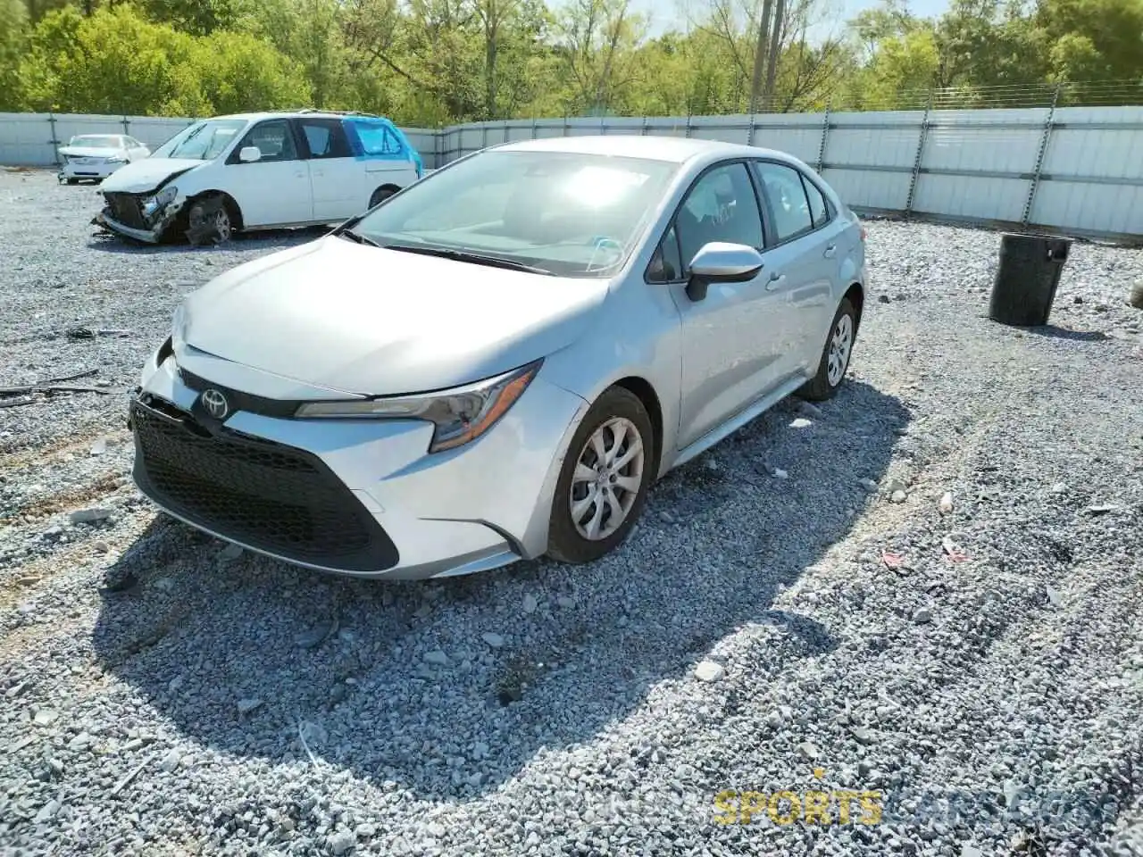 2 Photograph of a damaged car JTDEPMAEXMJ172622 TOYOTA COROLLA 2021