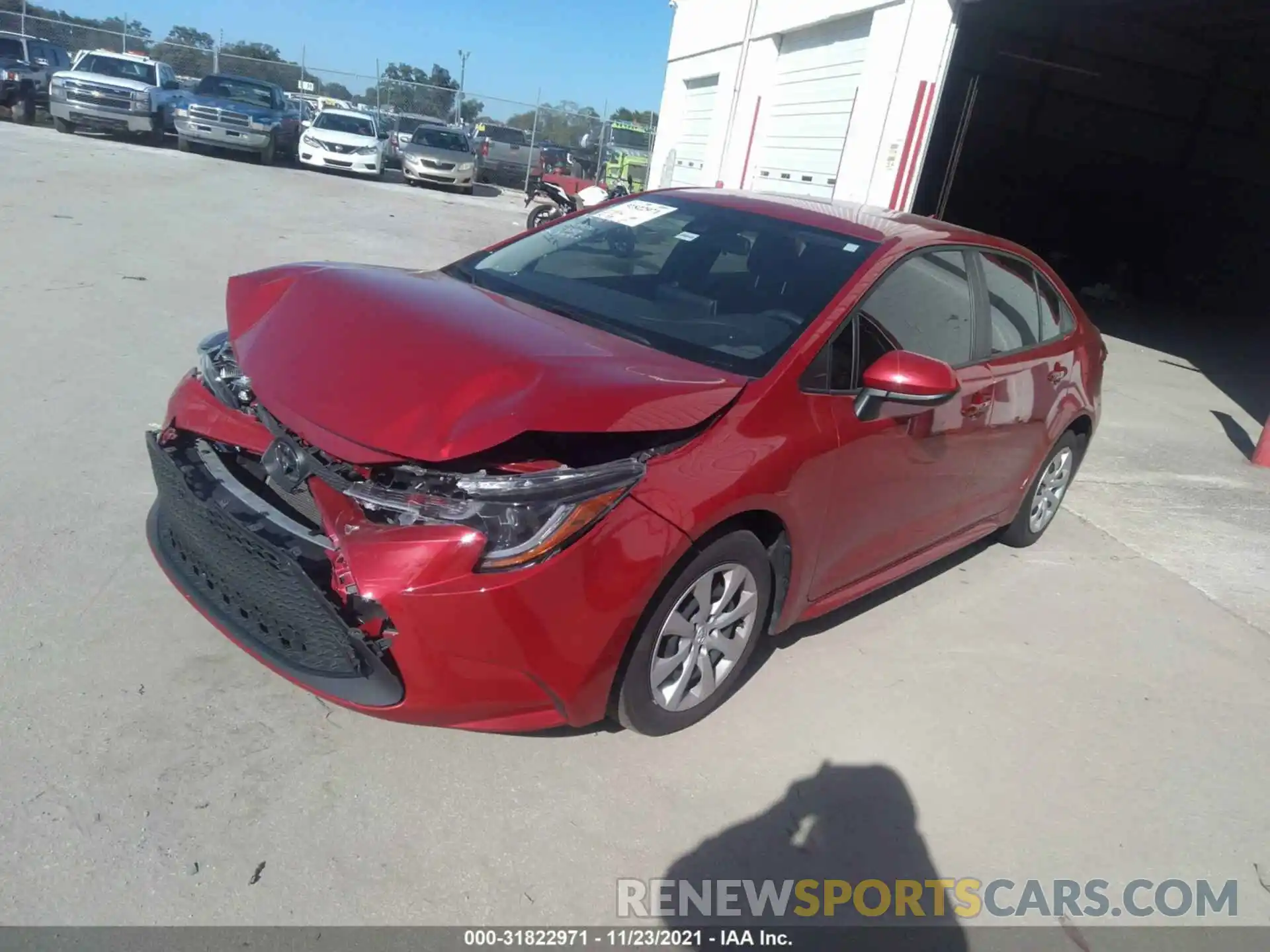 2 Photograph of a damaged car JTDEPMAEXMJ173821 TOYOTA COROLLA 2021