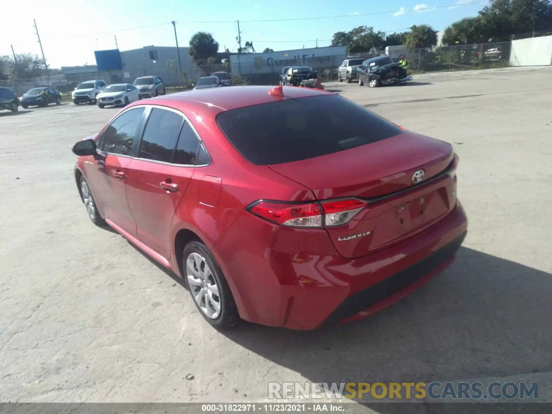 3 Photograph of a damaged car JTDEPMAEXMJ173821 TOYOTA COROLLA 2021