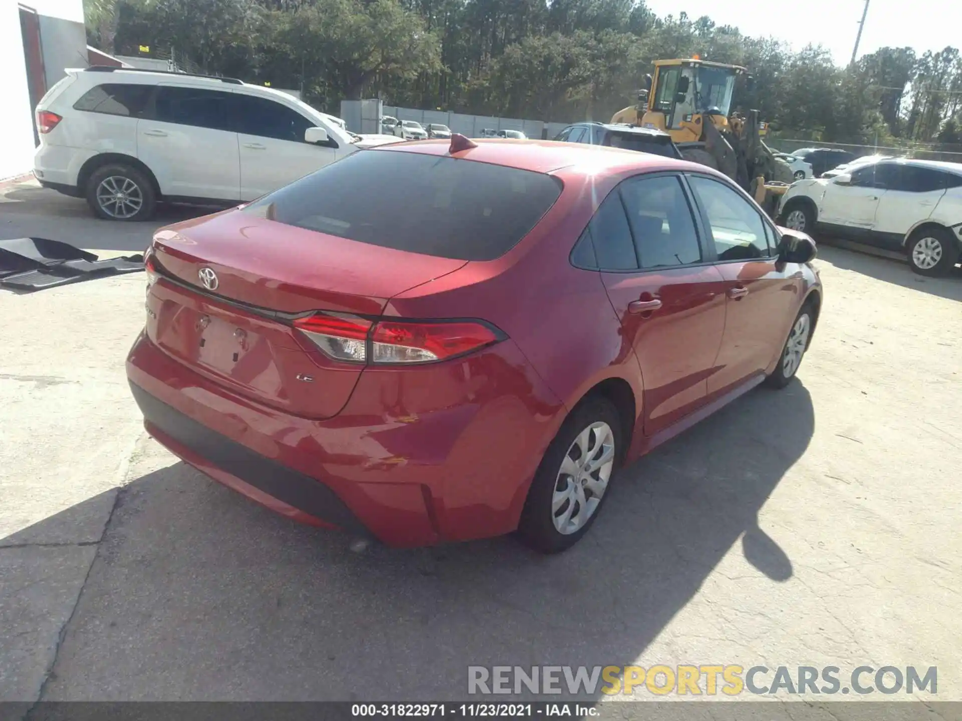 4 Photograph of a damaged car JTDEPMAEXMJ173821 TOYOTA COROLLA 2021