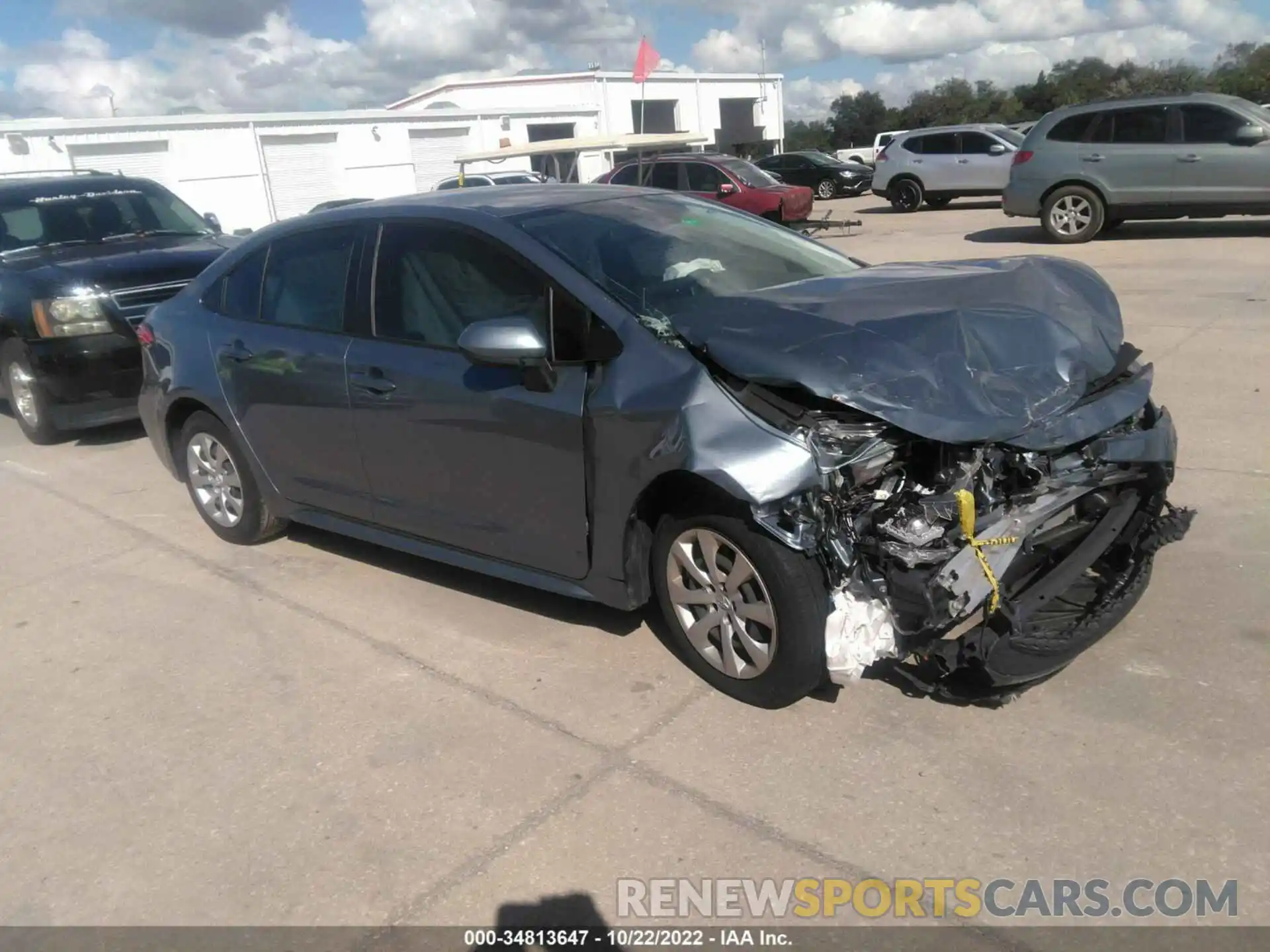 1 Photograph of a damaged car JTDEPMAEXMJ174192 TOYOTA COROLLA 2021