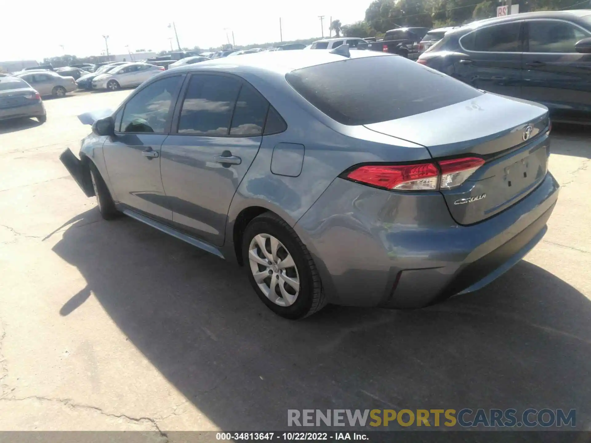 3 Photograph of a damaged car JTDEPMAEXMJ174192 TOYOTA COROLLA 2021