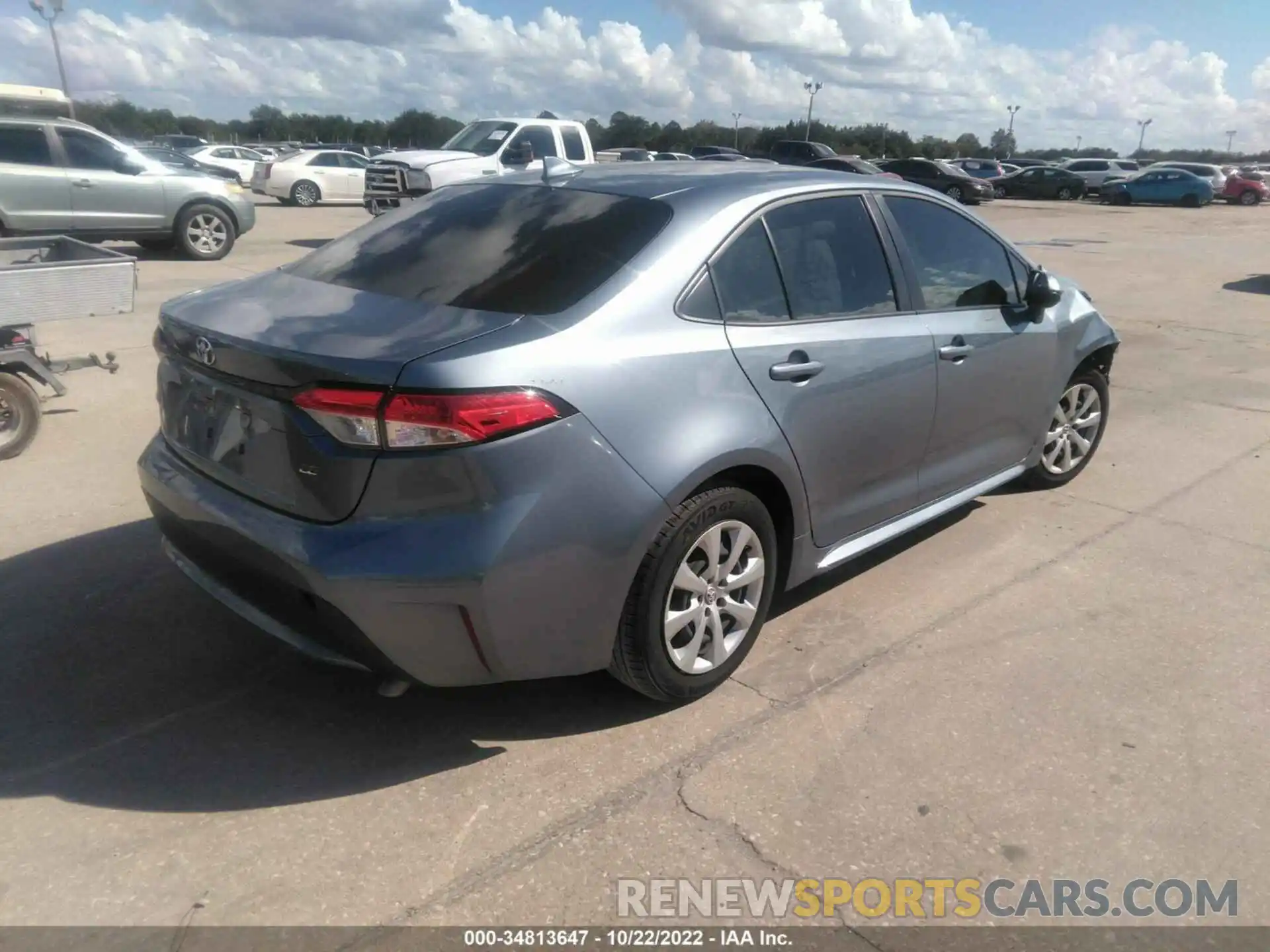 4 Photograph of a damaged car JTDEPMAEXMJ174192 TOYOTA COROLLA 2021