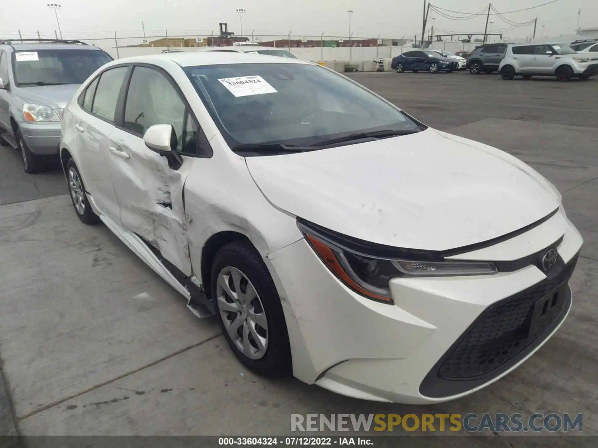 1 Photograph of a damaged car JTDEPMAEXMJ174631 TOYOTA COROLLA 2021