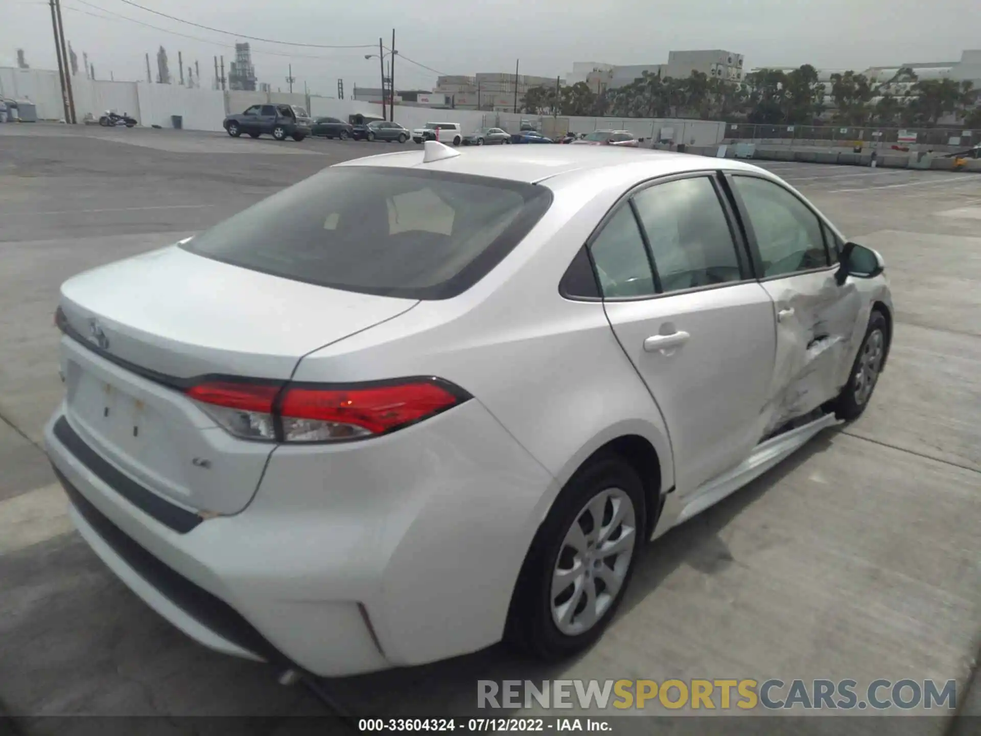 4 Photograph of a damaged car JTDEPMAEXMJ174631 TOYOTA COROLLA 2021