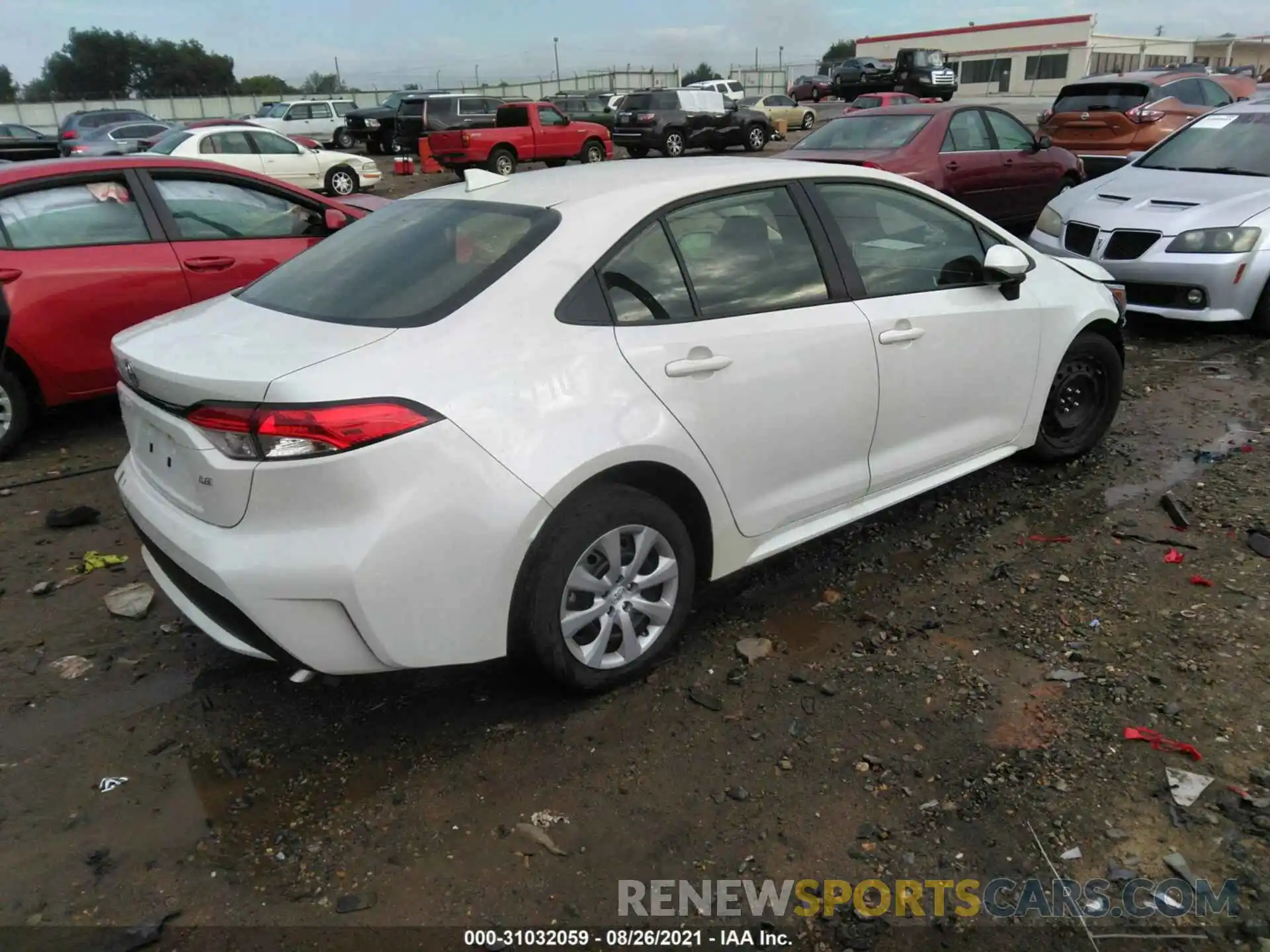 4 Photograph of a damaged car JTDEPMAEXMJ175343 TOYOTA COROLLA 2021