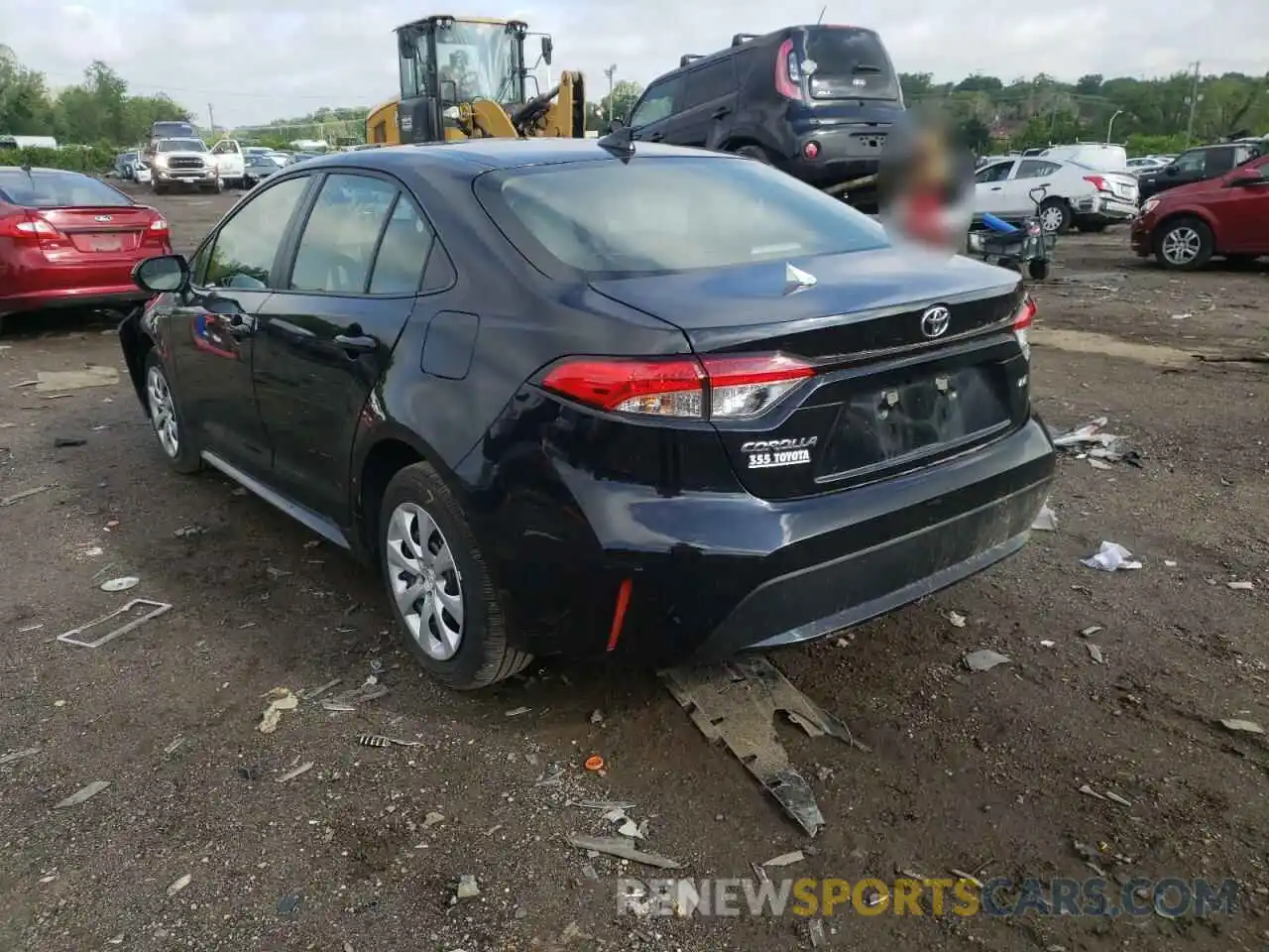 3 Photograph of a damaged car JTDEPMAEXMJ175598 TOYOTA COROLLA 2021