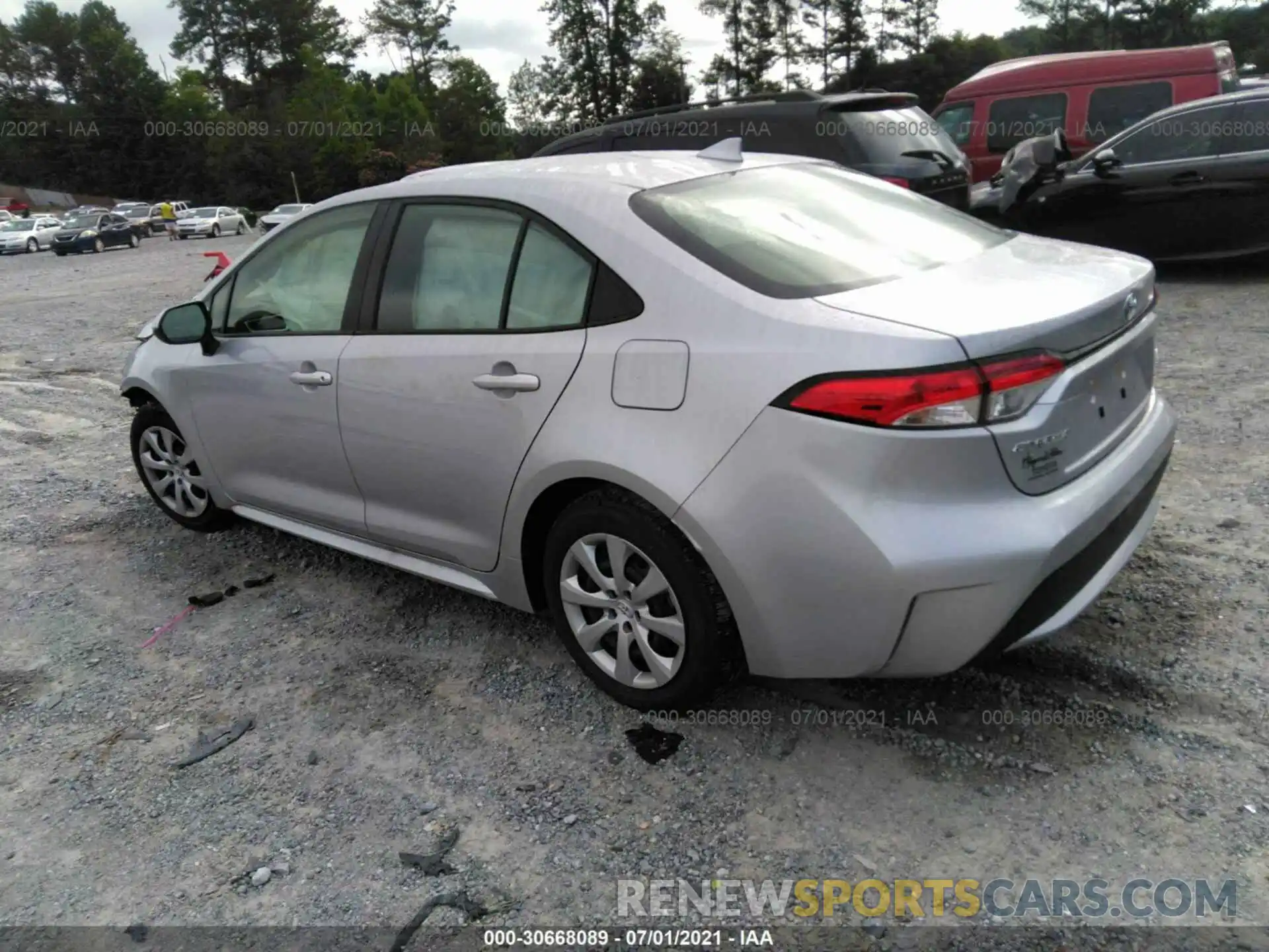 3 Photograph of a damaged car JTDEPMAEXMJ176122 TOYOTA COROLLA 2021