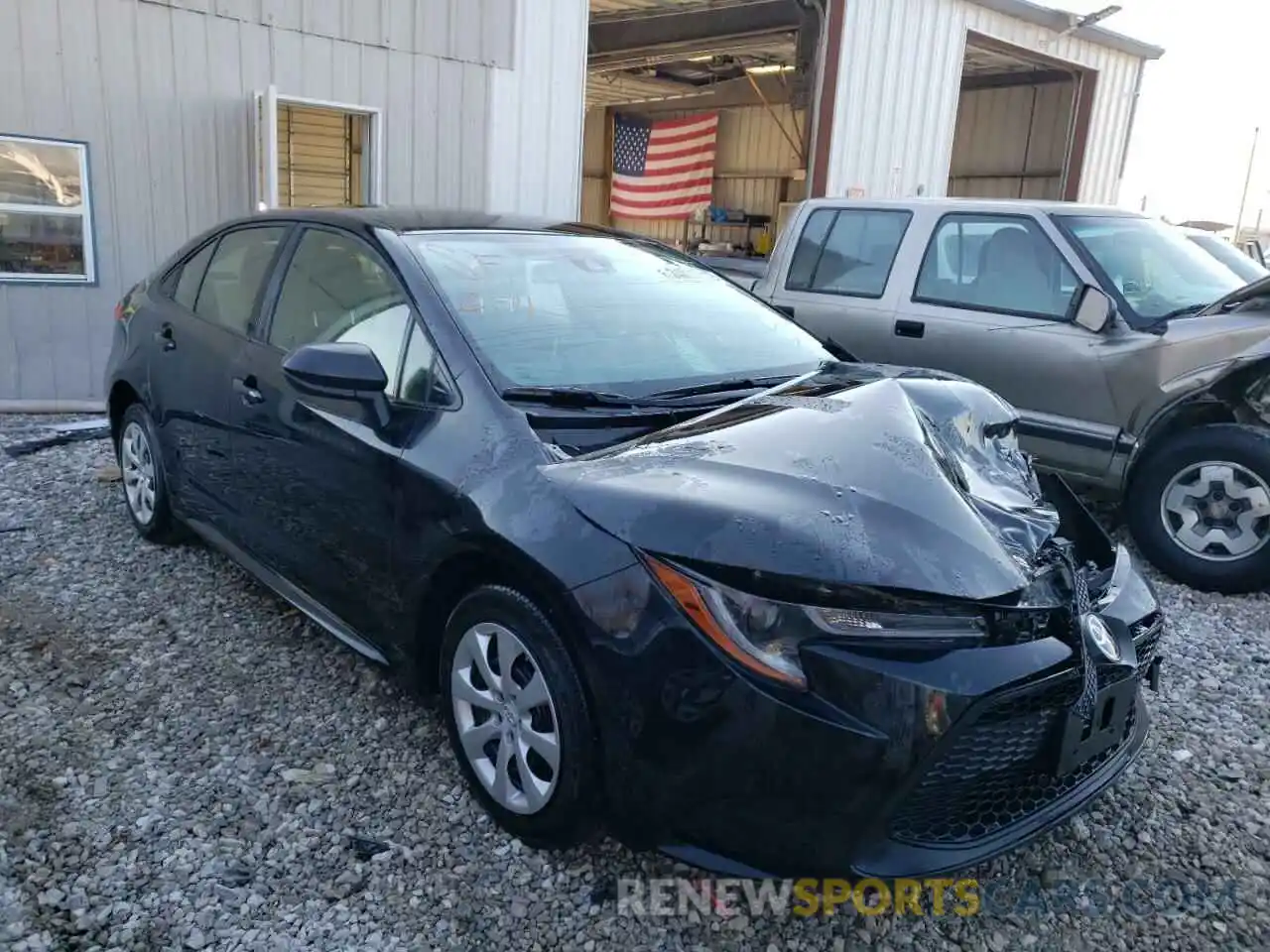 1 Photograph of a damaged car JTDEPMAEXMJ176976 TOYOTA COROLLA 2021