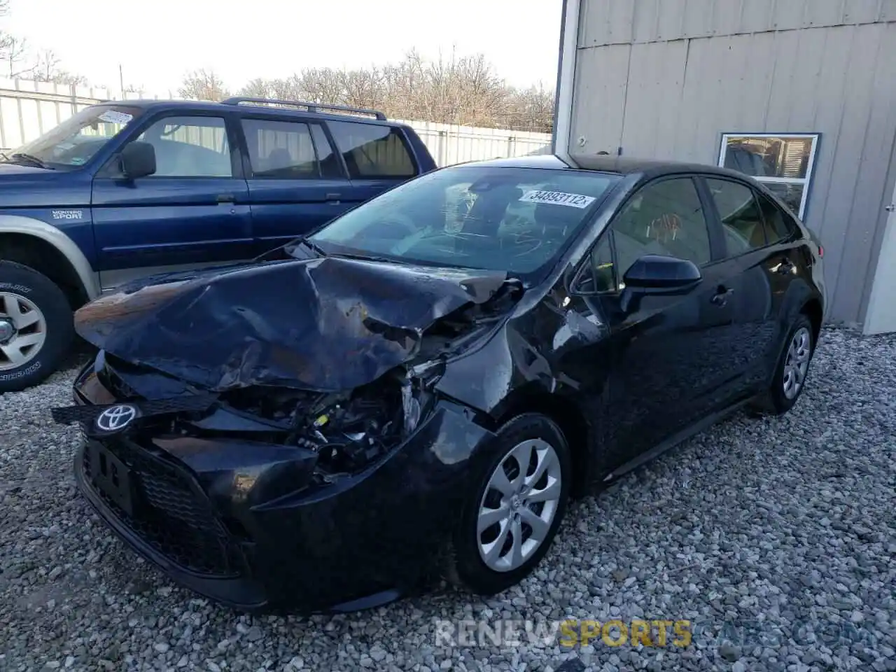 2 Photograph of a damaged car JTDEPMAEXMJ176976 TOYOTA COROLLA 2021