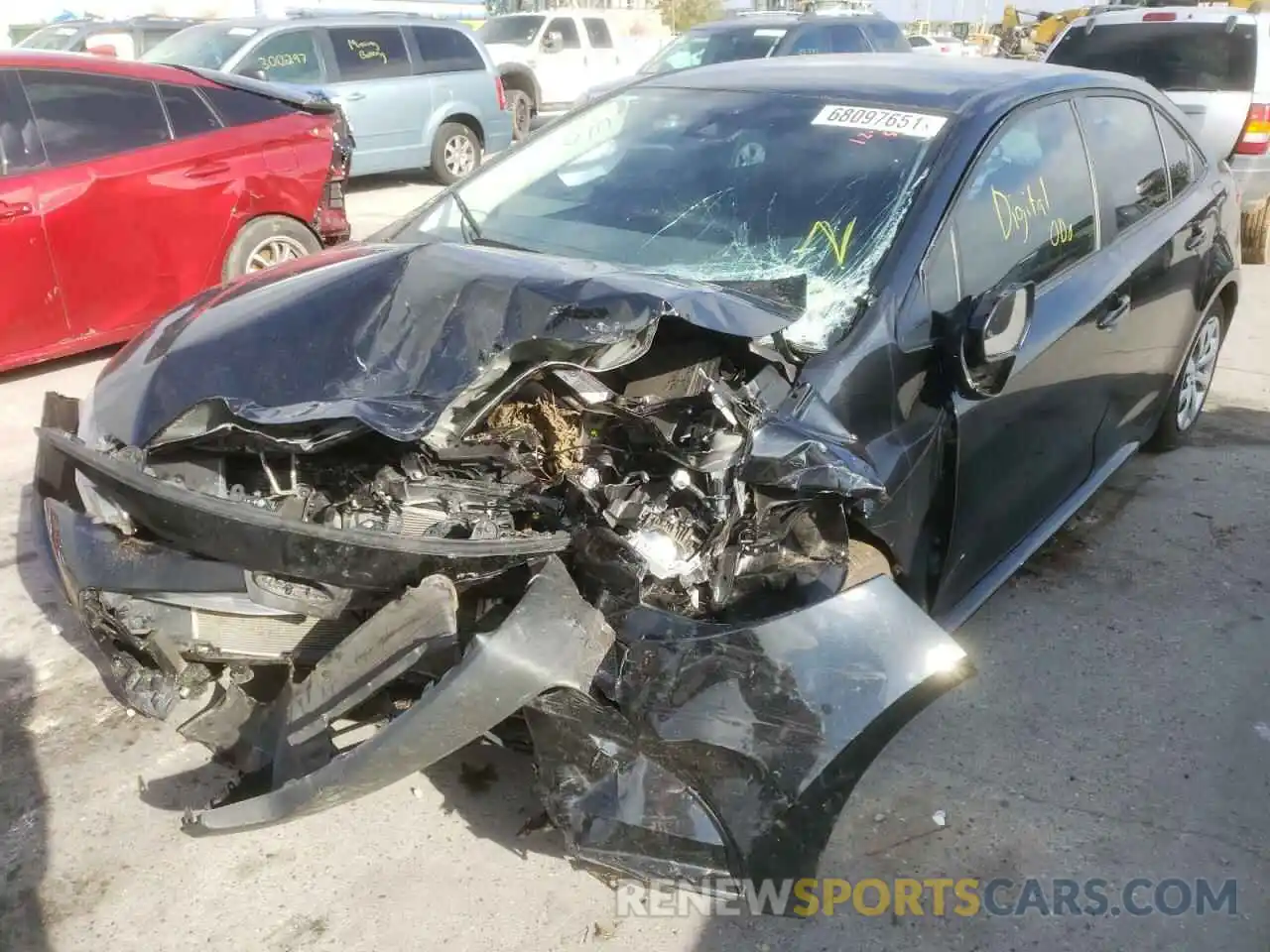 2 Photograph of a damaged car JTDEPMAEXMJ177061 TOYOTA COROLLA 2021