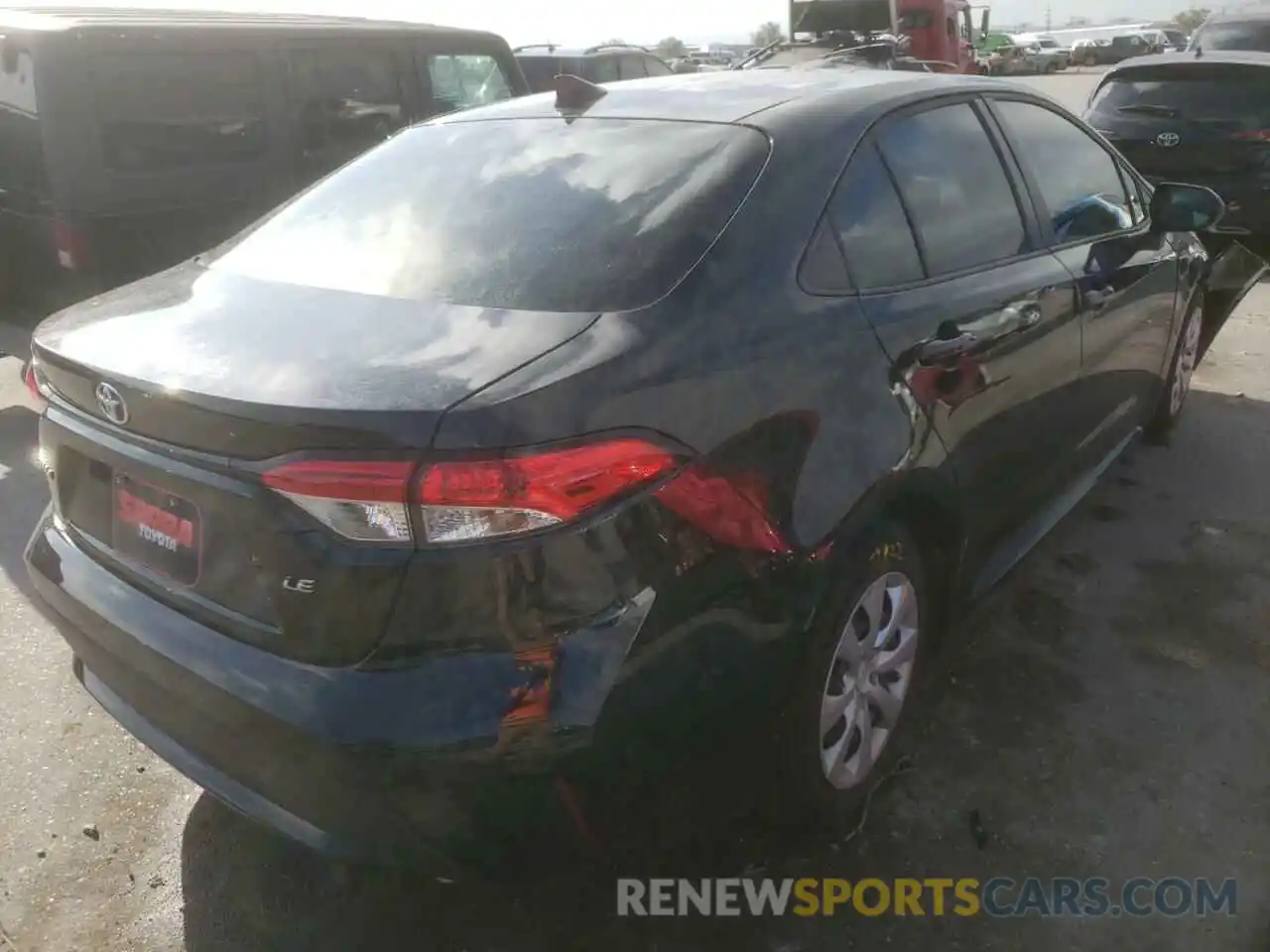 4 Photograph of a damaged car JTDEPMAEXMJ177061 TOYOTA COROLLA 2021