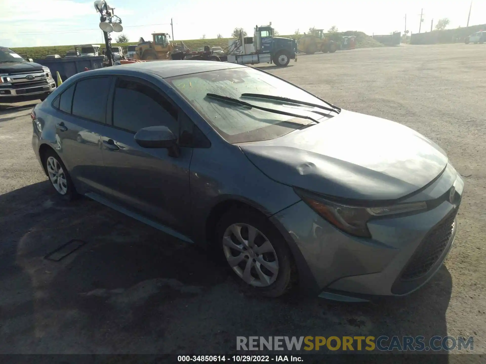 1 Photograph of a damaged car JTDEPMAEXMJ177593 TOYOTA COROLLA 2021