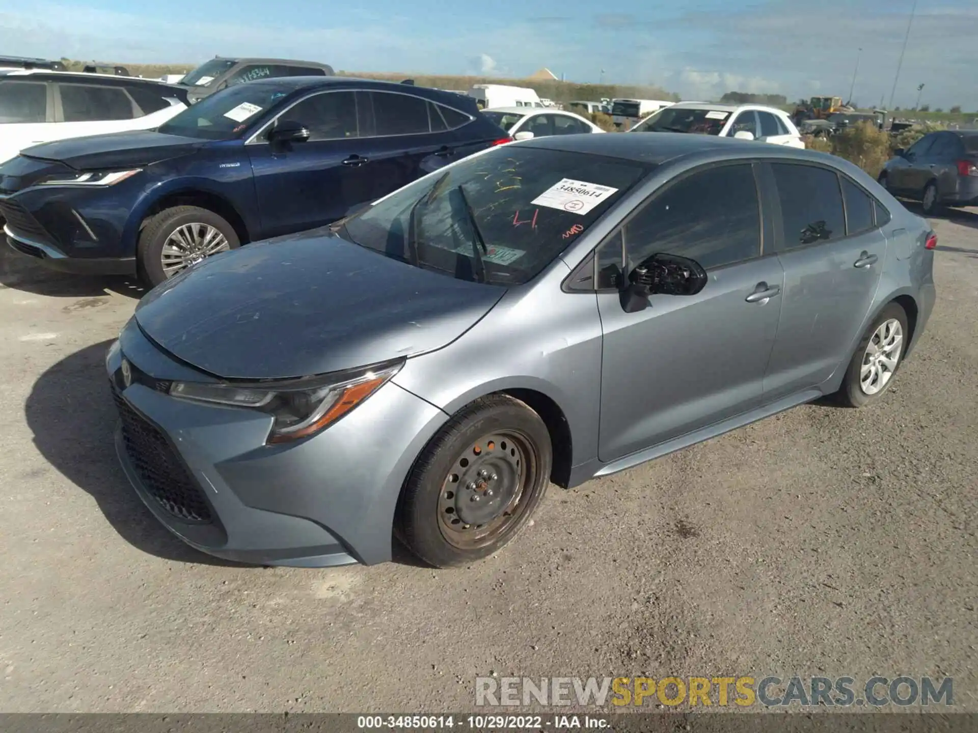 2 Photograph of a damaged car JTDEPMAEXMJ177593 TOYOTA COROLLA 2021